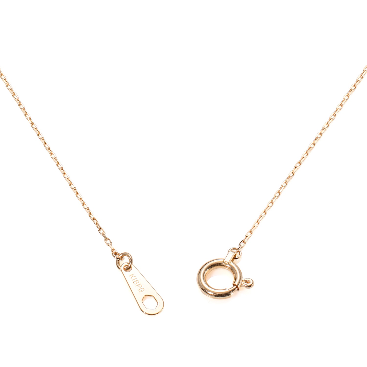 カラーレーヌ １８Ｋローズゴールド モーガナイト＆ダイヤモンド デザインペンダント