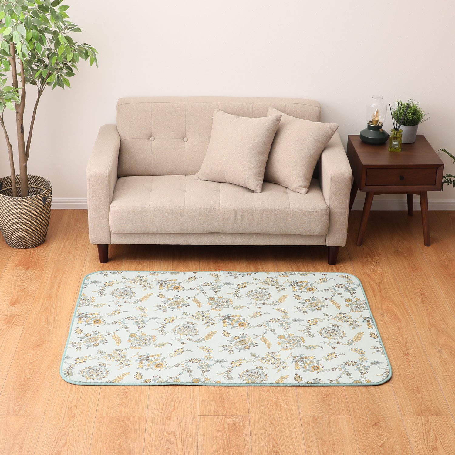 ＜スペースラグ＞大津毛織 洗える、軽量、あたたかい 吸湿発熱ホットテックス カーペット 