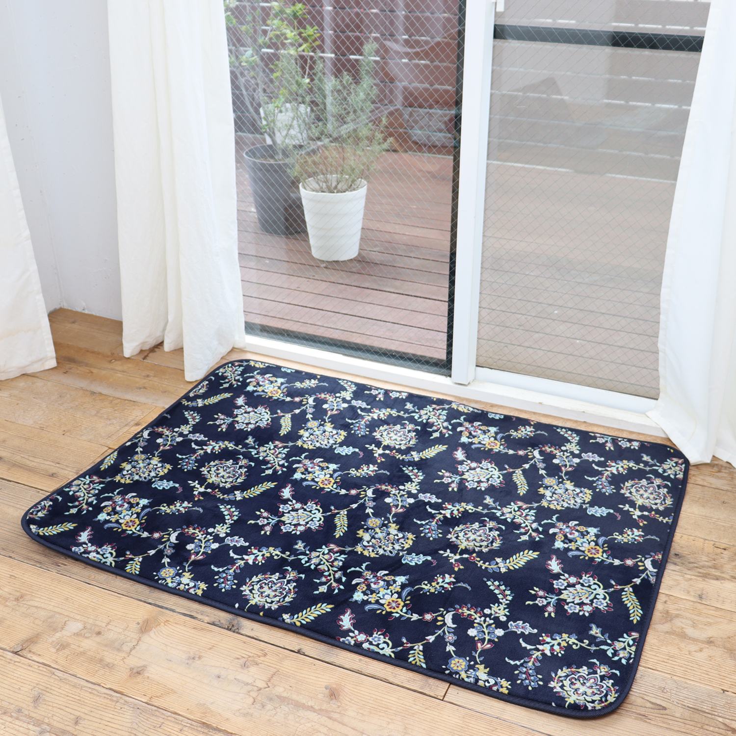 ＜スペースラグ＞大津毛織 洗える、軽量、あたたかい 吸湿発熱ホットテックス カーペット 