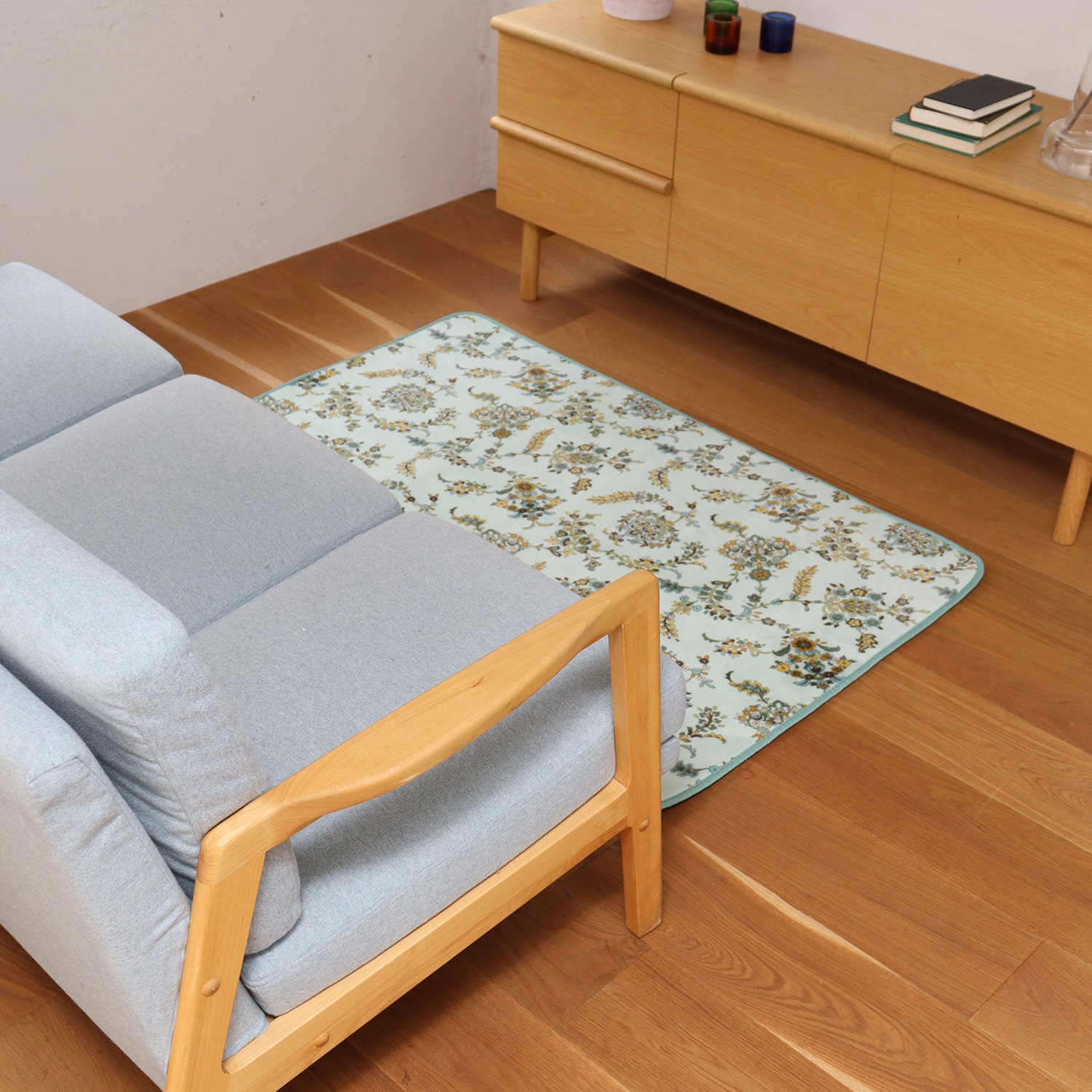 ＜スペースラグ＞大津毛織 洗える、軽量、あたたかい 吸湿発熱ホットテックス カーペット 