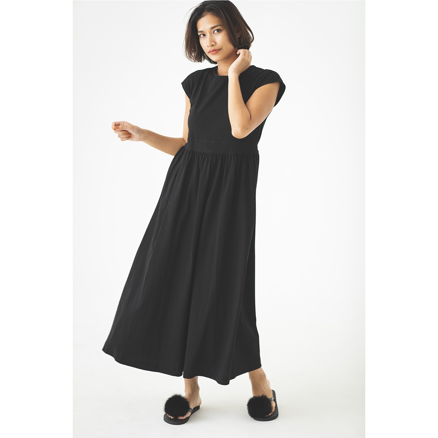 ミコモリ バックリボンアクセント マキシワンピース ファッション ワンピース ドレス ロング マキシ 通販 テレビショッピングのショップチャンネル