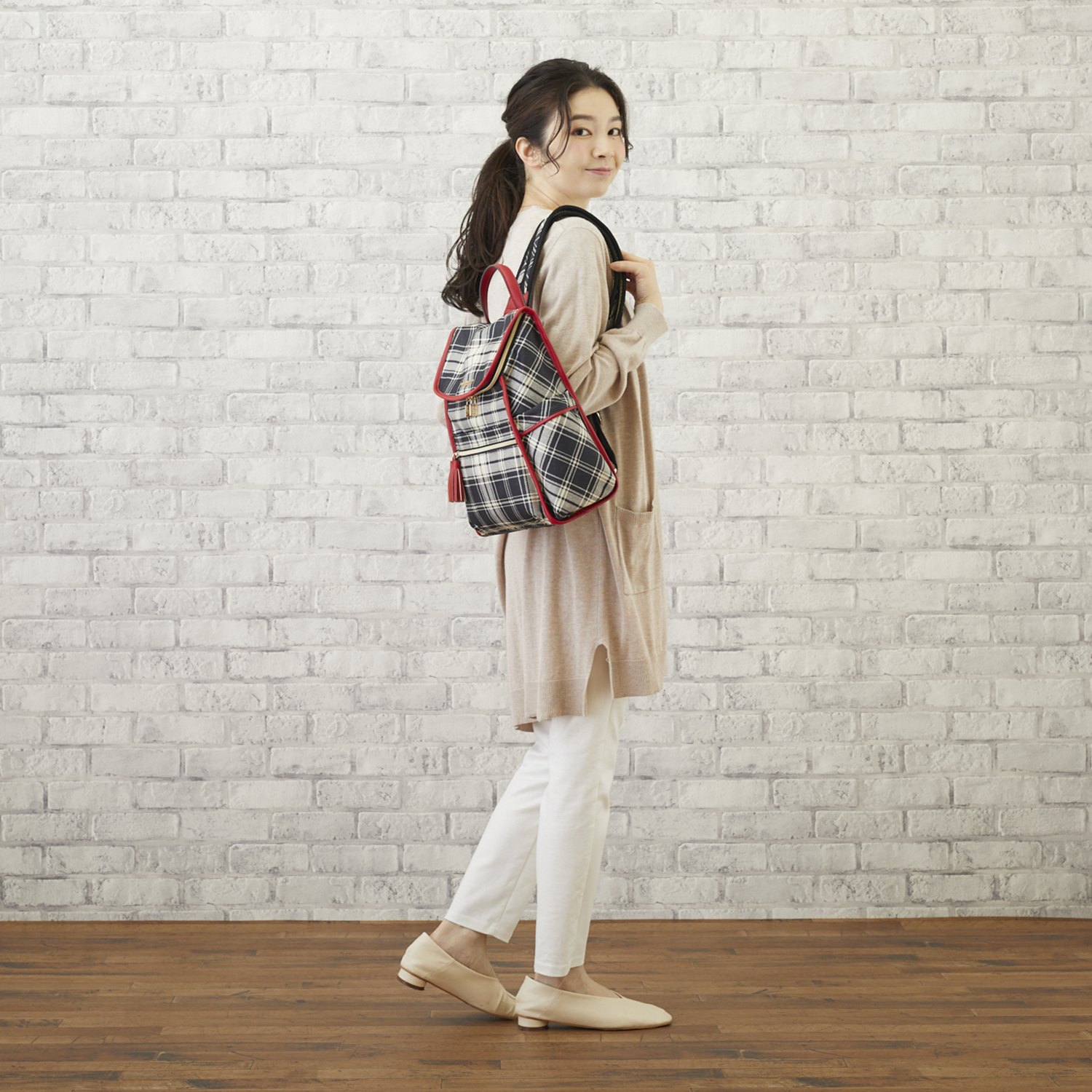 キンロックアンダーソン タータンチェック タウンリュック