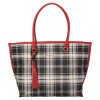 キンロックアンダーソン タッセルチャーム付 タータンチェック トートバッグ