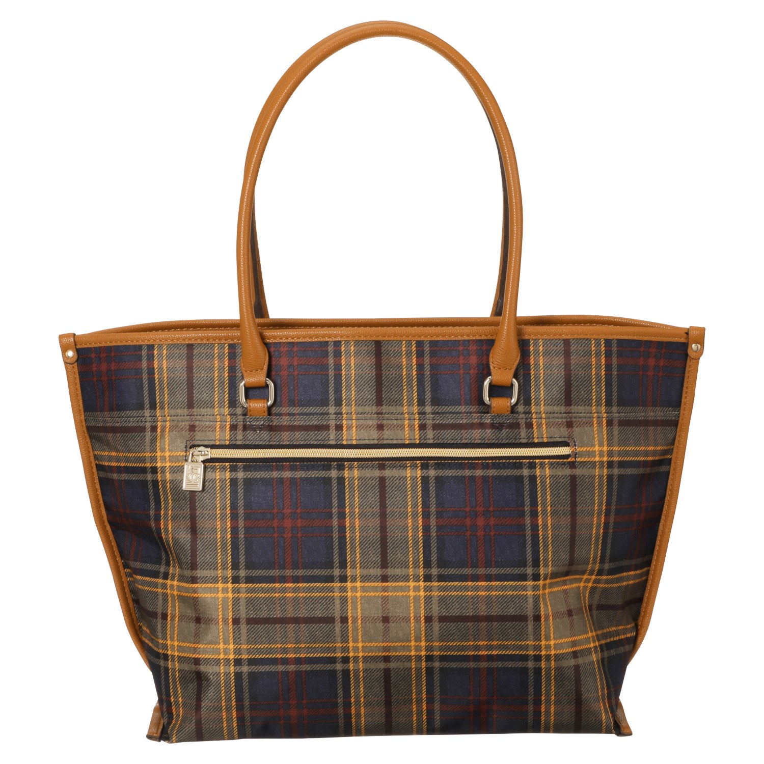 キンロックアンダーソン タッセルチャーム付 タータンチェック トートバッグ