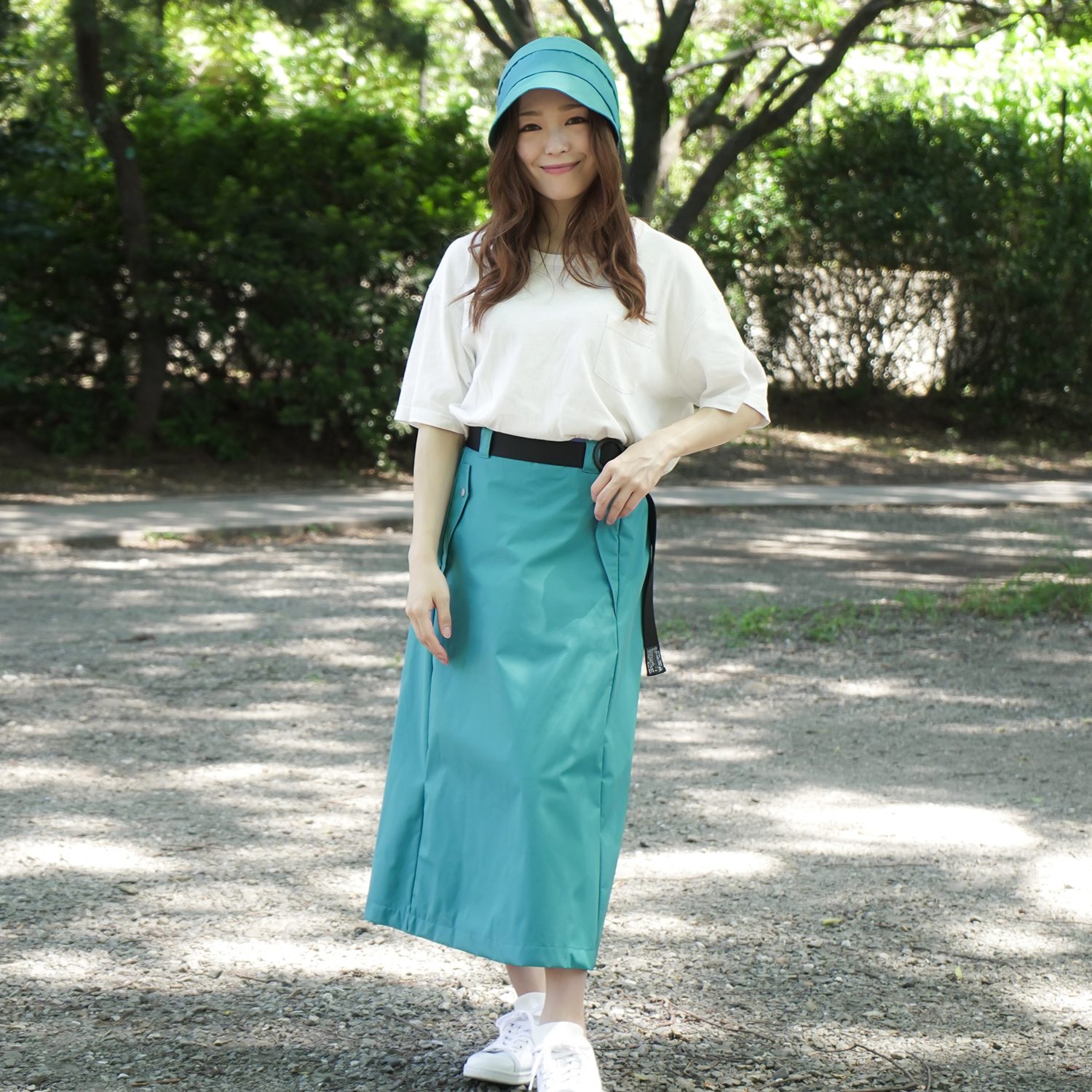 ココ・カラ はっ水・透湿・ＵＶカット フレアスカート