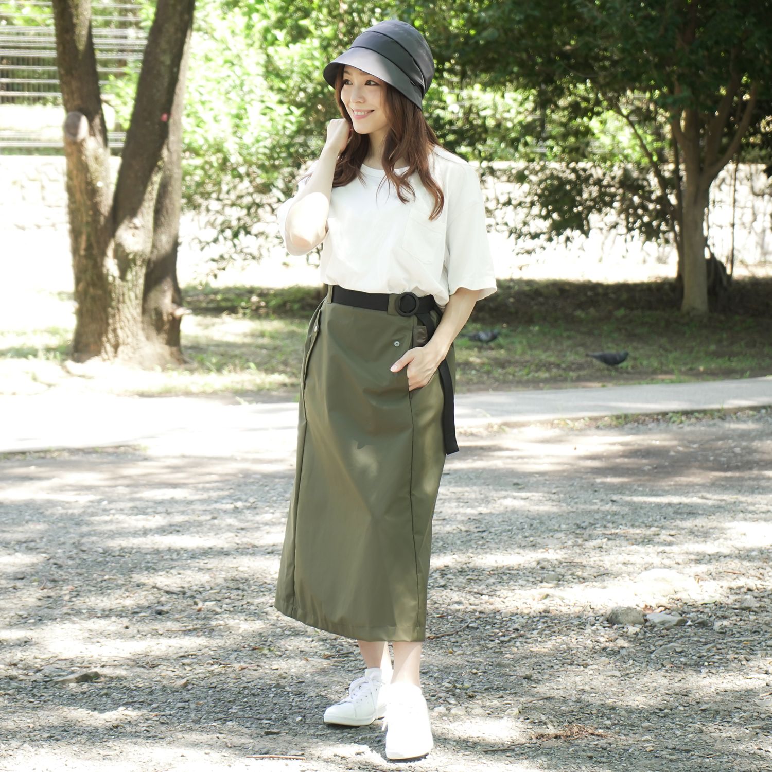 ココ・カラ はっ水・透湿・ＵＶカット フレアスカート