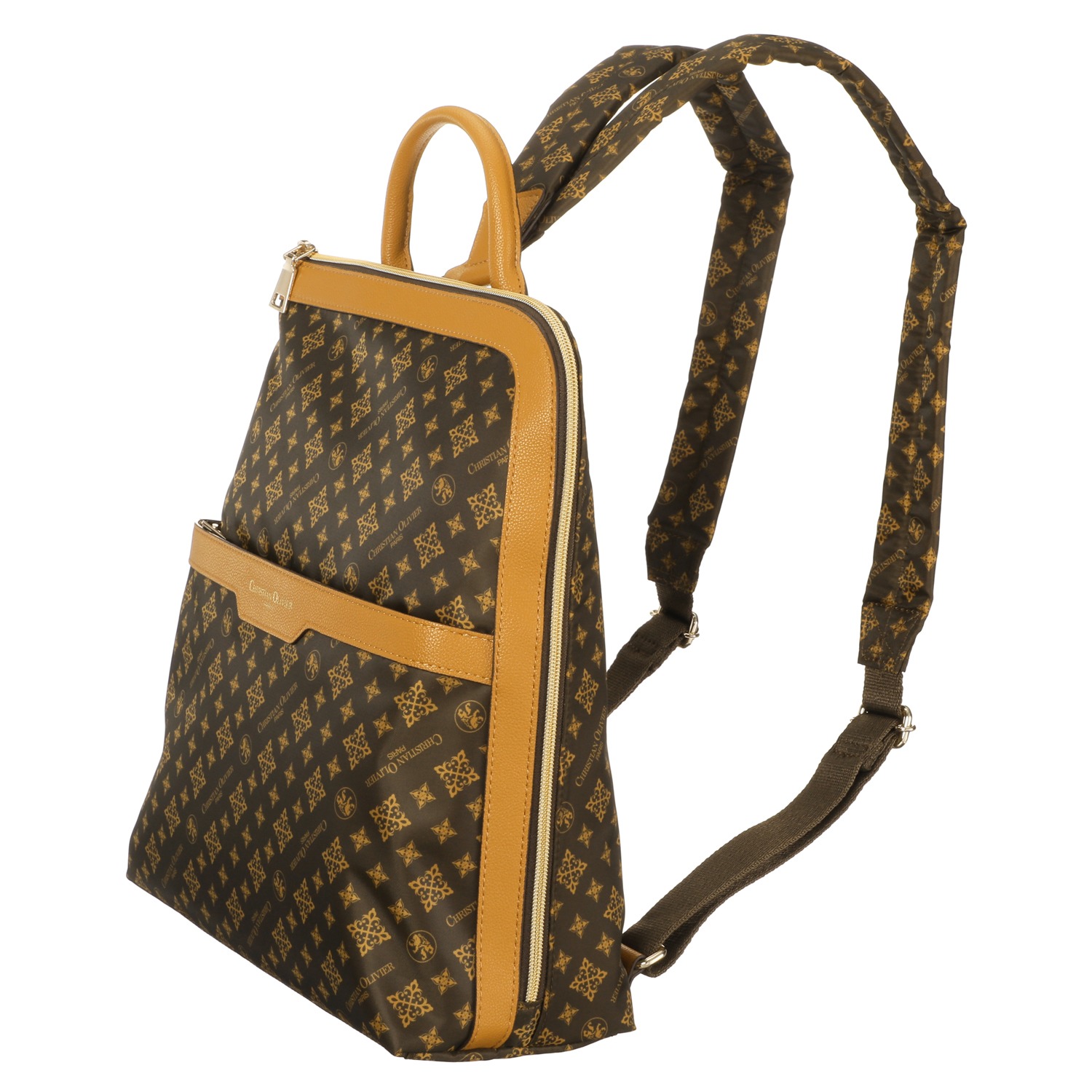 クリスチャン　オリビエ はっ水 モノグラムプリント タウンリュック