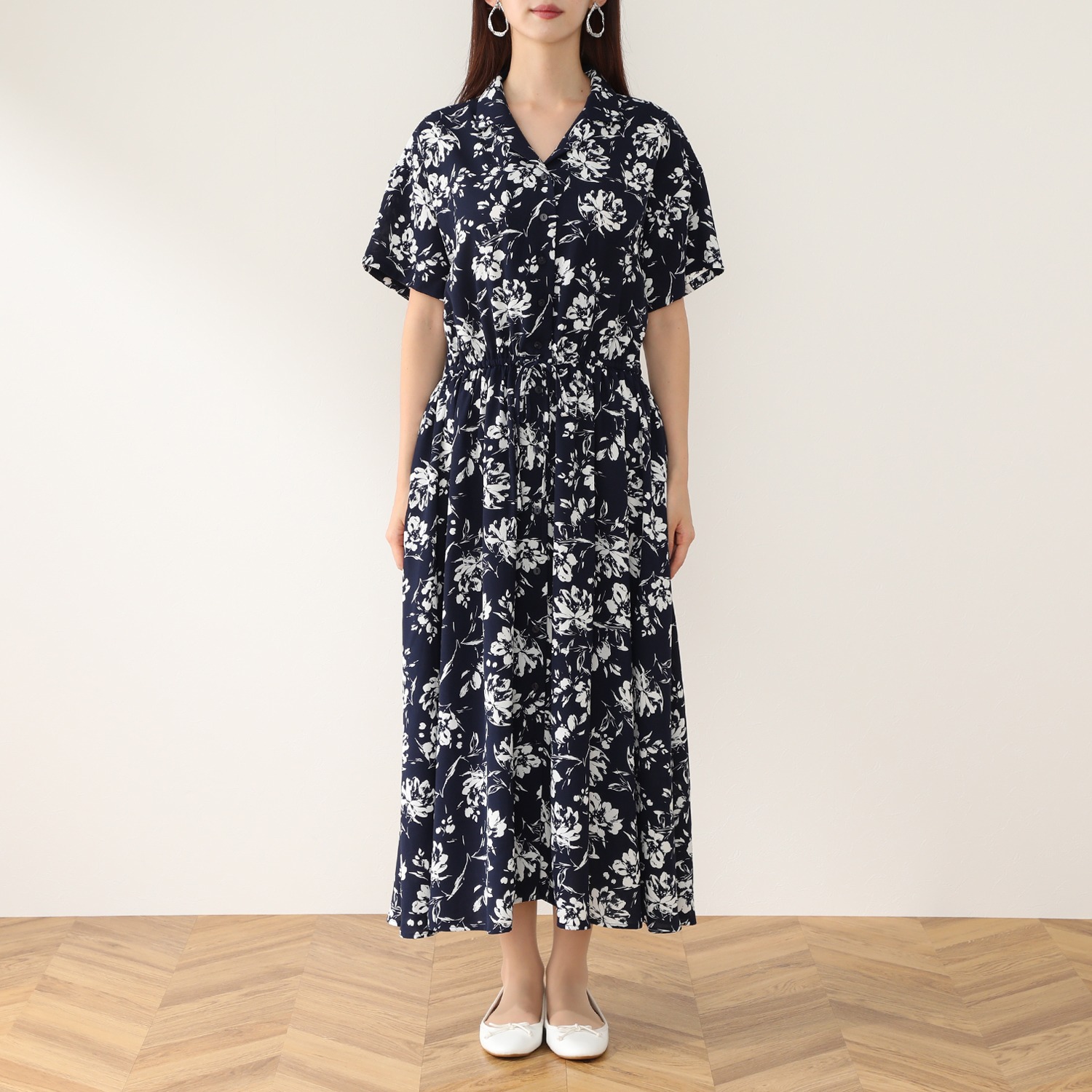 イデアプラス ファッション ワンピース ドレス ロング マキシ イデアプラス 通販 テレビショッピングのショップチャンネル フラワープリント ロング ワンピース 新品好評 Www Knu Com Ua