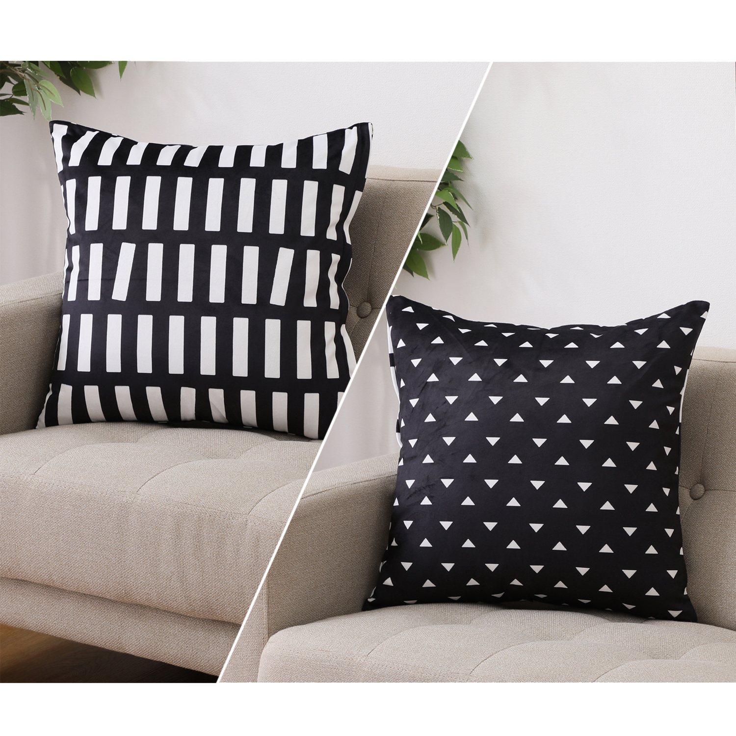 大津毛織 お好みで２色選べる！ スーパーファインペイント クッションカバー２枚組