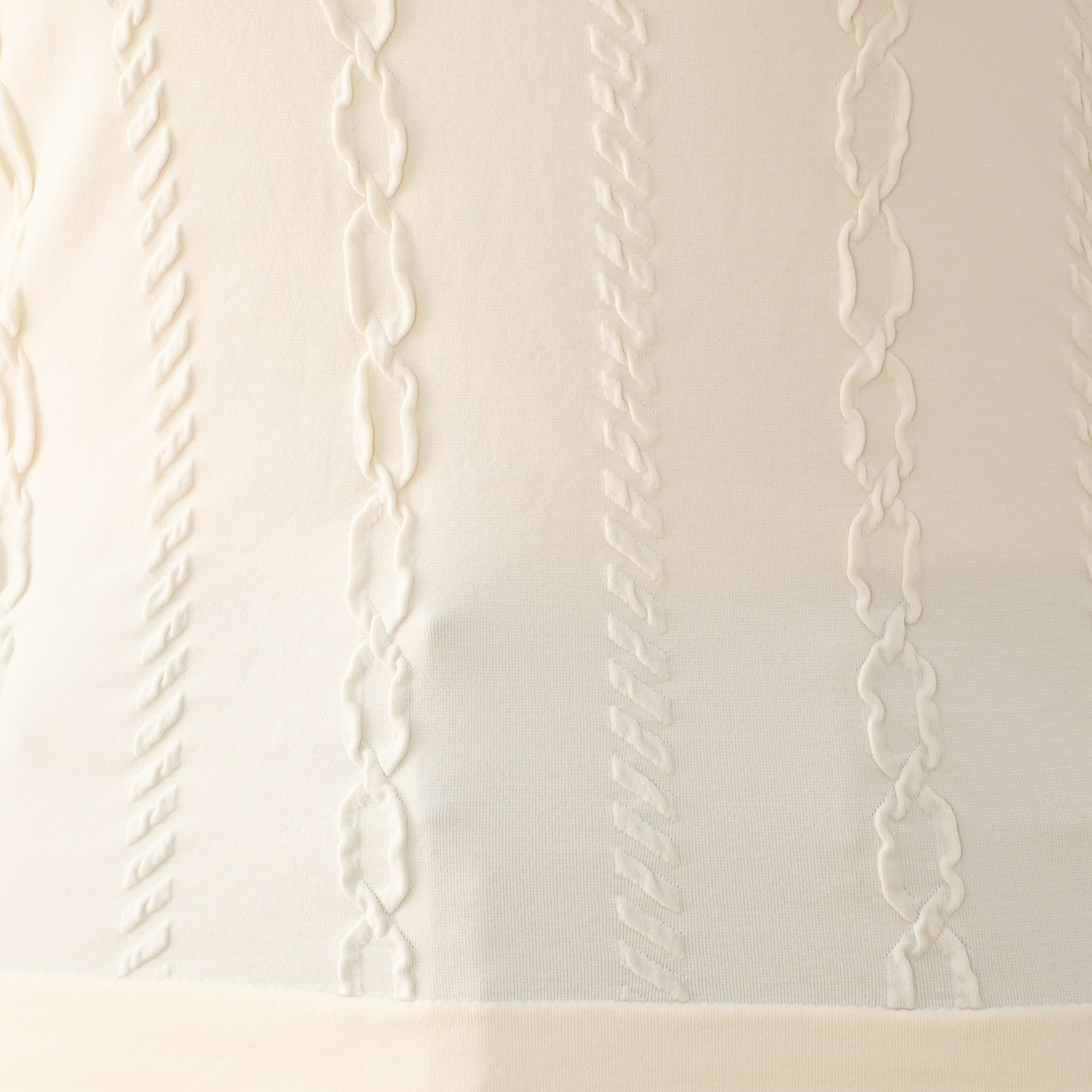 ドルチェ　ドンナ Ｖネック チェーンジャガード ロングスリーブ