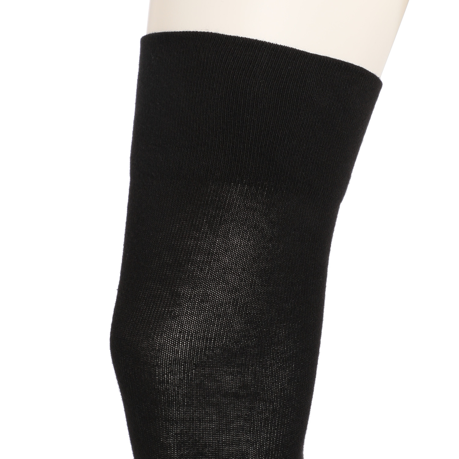 メディカルステイフィット １４０デニール 綿混 ひざ上丈ソックス 同色２足セット