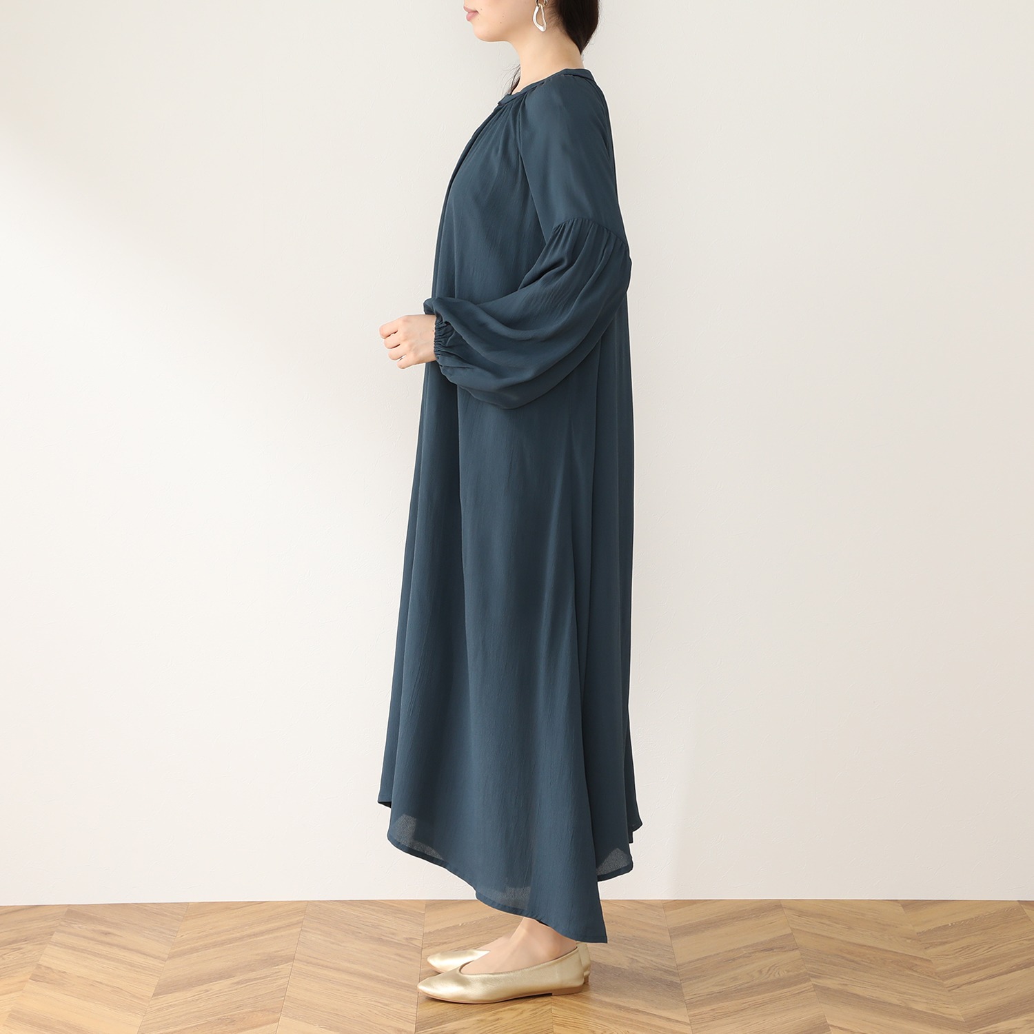 クワンティシ ドレープワンピース ファッション ワンピース ドレス その他 クワンティシ 通販 テレビショッピングのショップチャンネル アンダードレス付 ドライタッチ デザインヘム お得最安値 Www Knu Com Ua