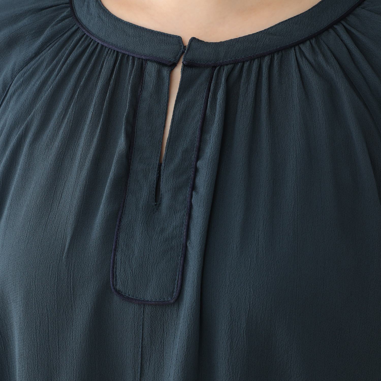 クワンティシ ドレープワンピース ファッション ワンピース ドレス その他 クワンティシ 通販 テレビショッピングのショップチャンネル アンダードレス付 ドライタッチ デザインヘム お得最安値 Www Knu Com Ua