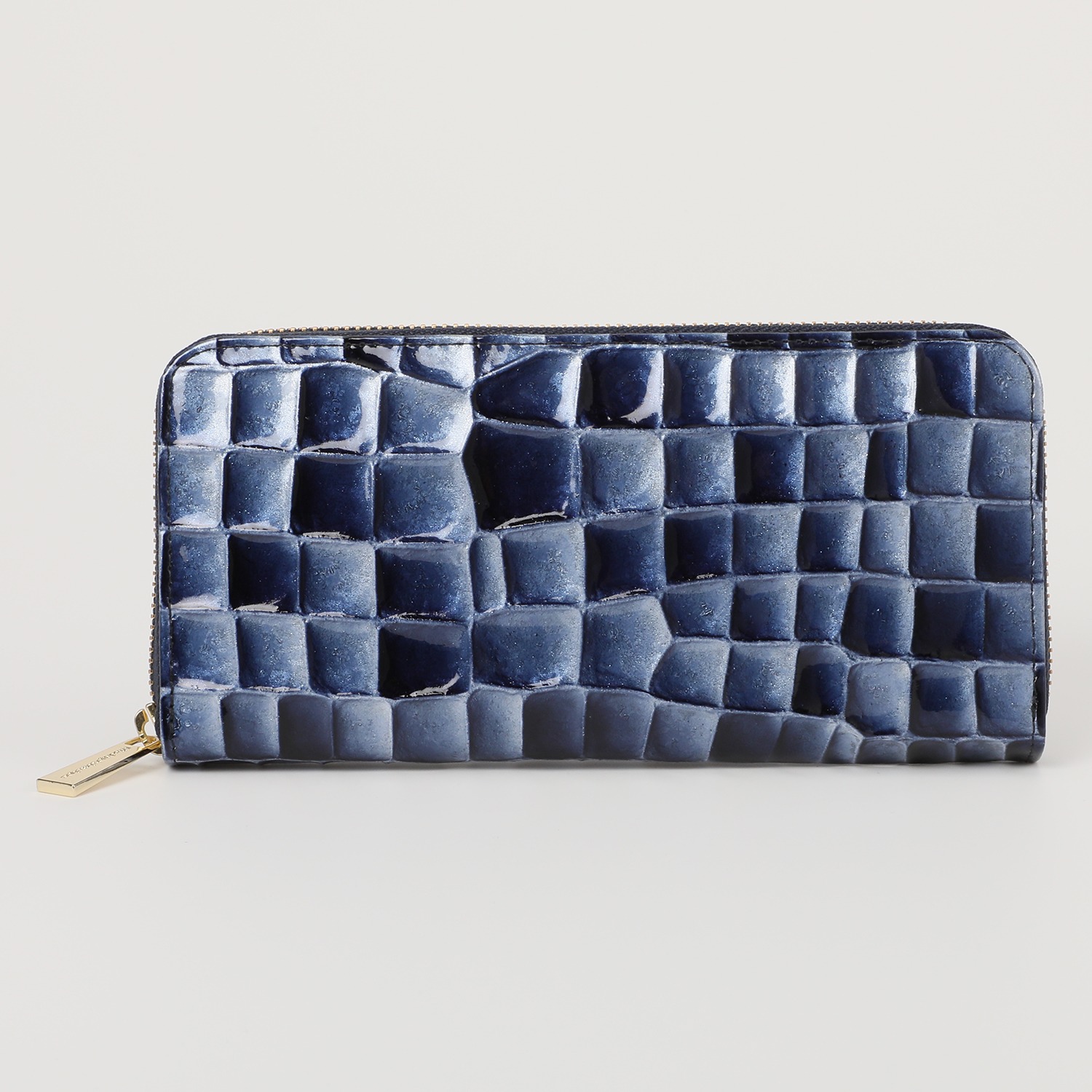 モーダプリンチぺ イタリアンベビーカーフ ラウンドファスナー ウォレット