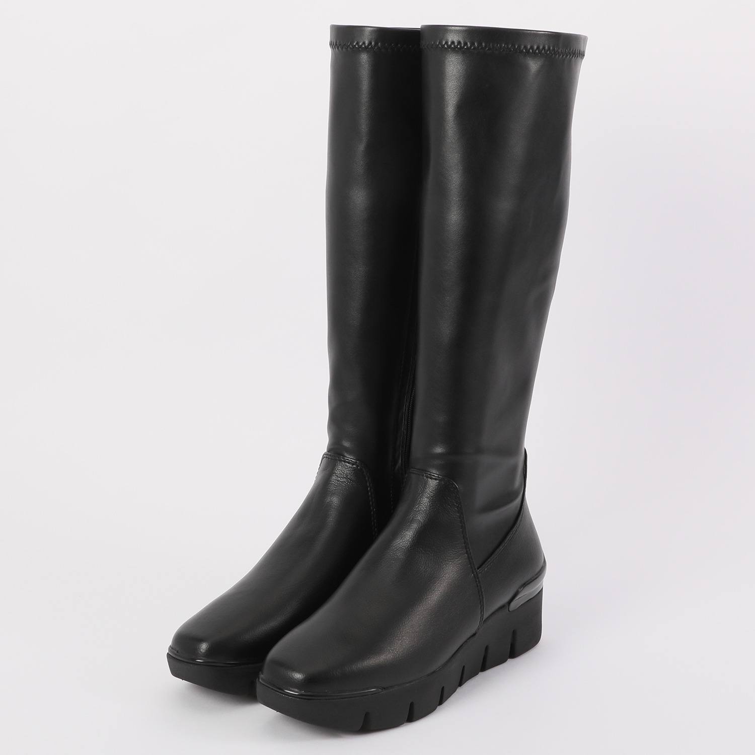 ブソラ ストレッチ切替 軽量ロングブーツ