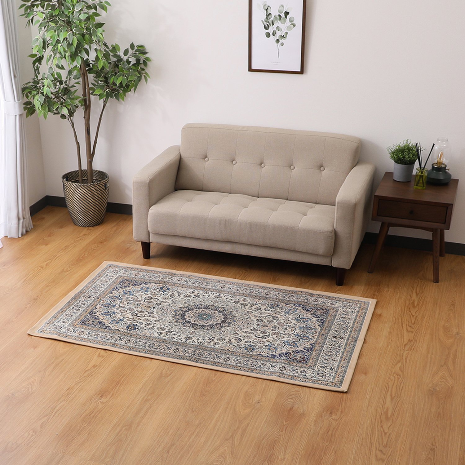 ＜９０×１５４ｃｍ＞イタリア製 ペルシャンデザイン カーペット “ナイン” 