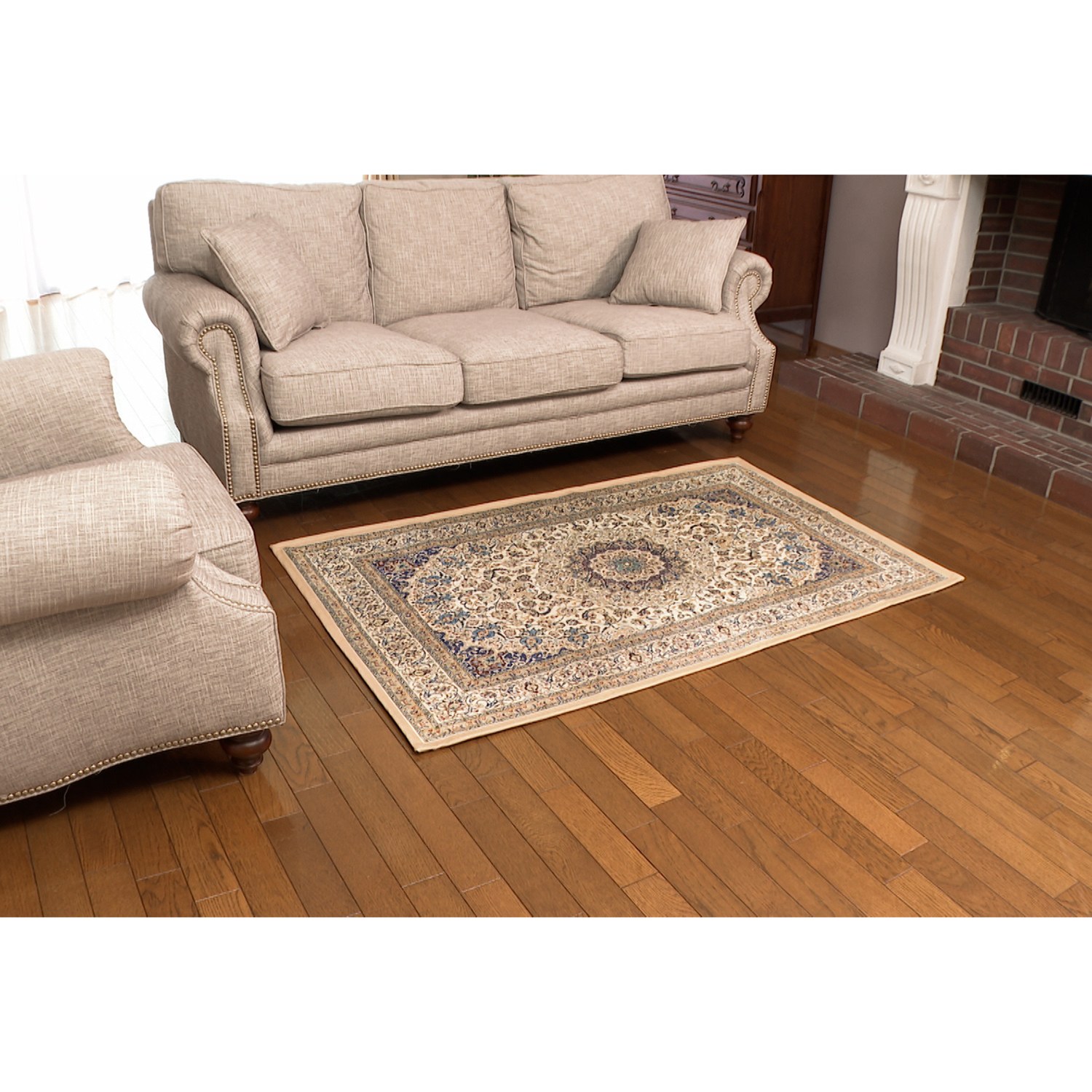 ＜９０×１５４ｃｍ＞イタリア製 ペルシャンデザイン カーペット “ナイン” 