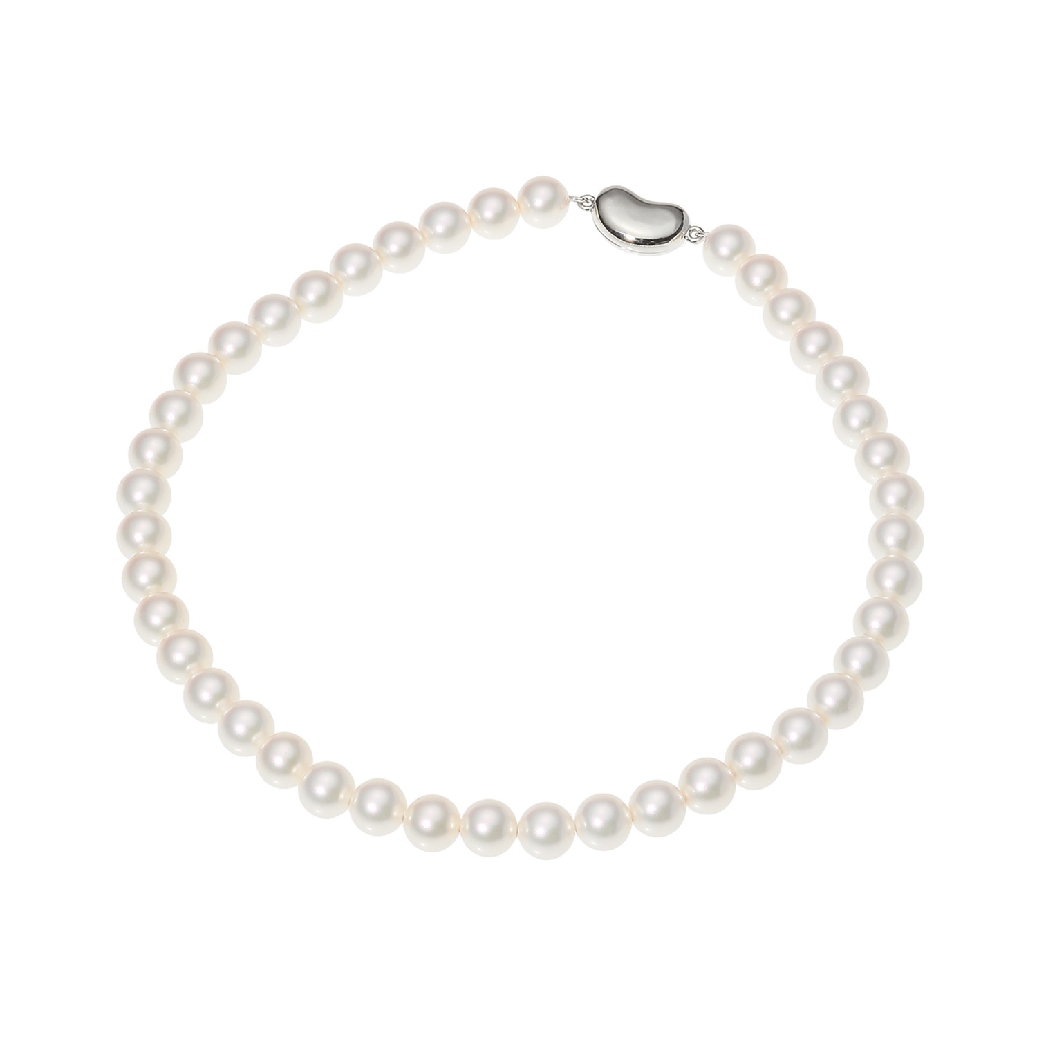 プレミアムパール 貝パールネックレス ＜３６ｃｍ・スリム＞