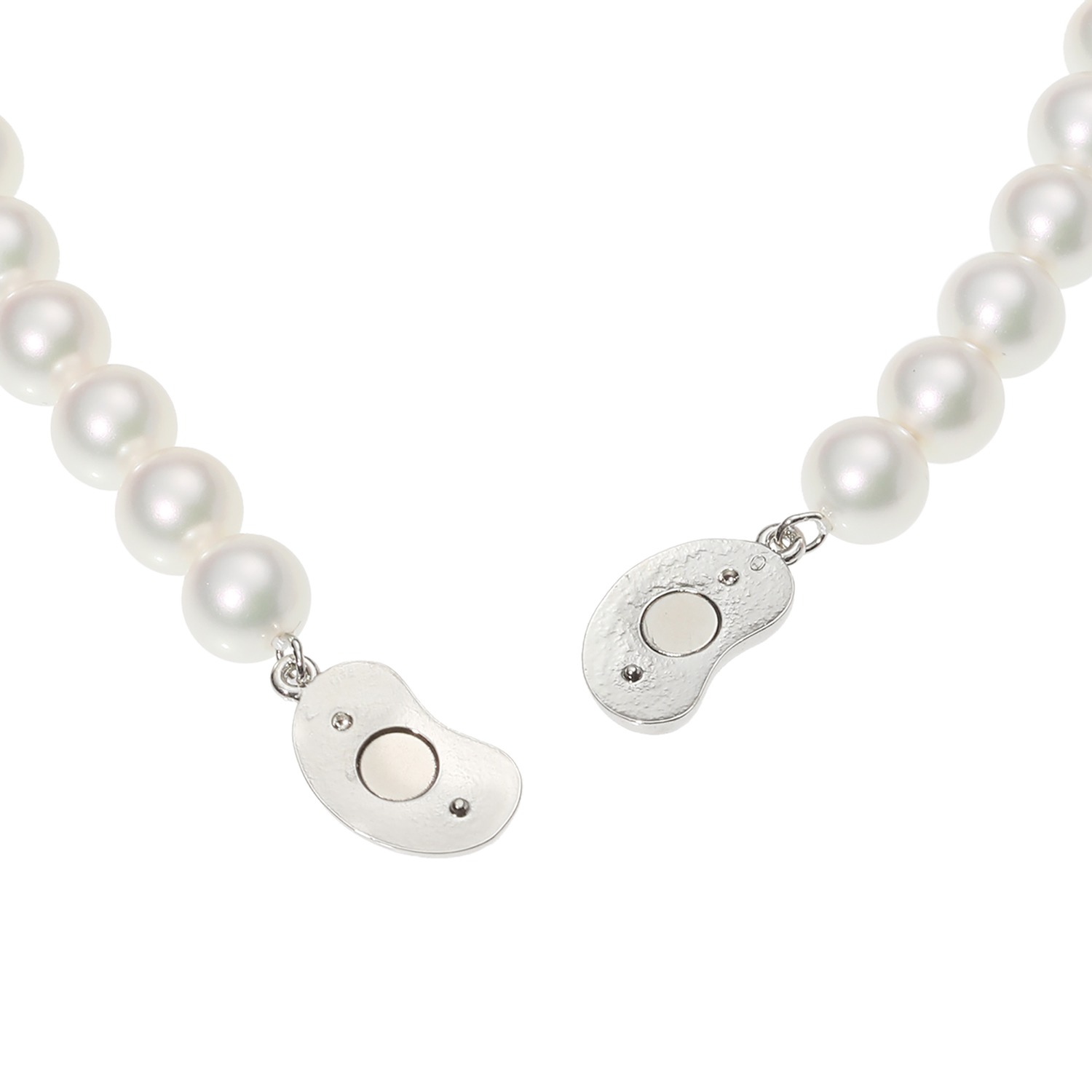 プレミアムパール 貝パールネックレス ＜３６ｃｍ・スリム＞