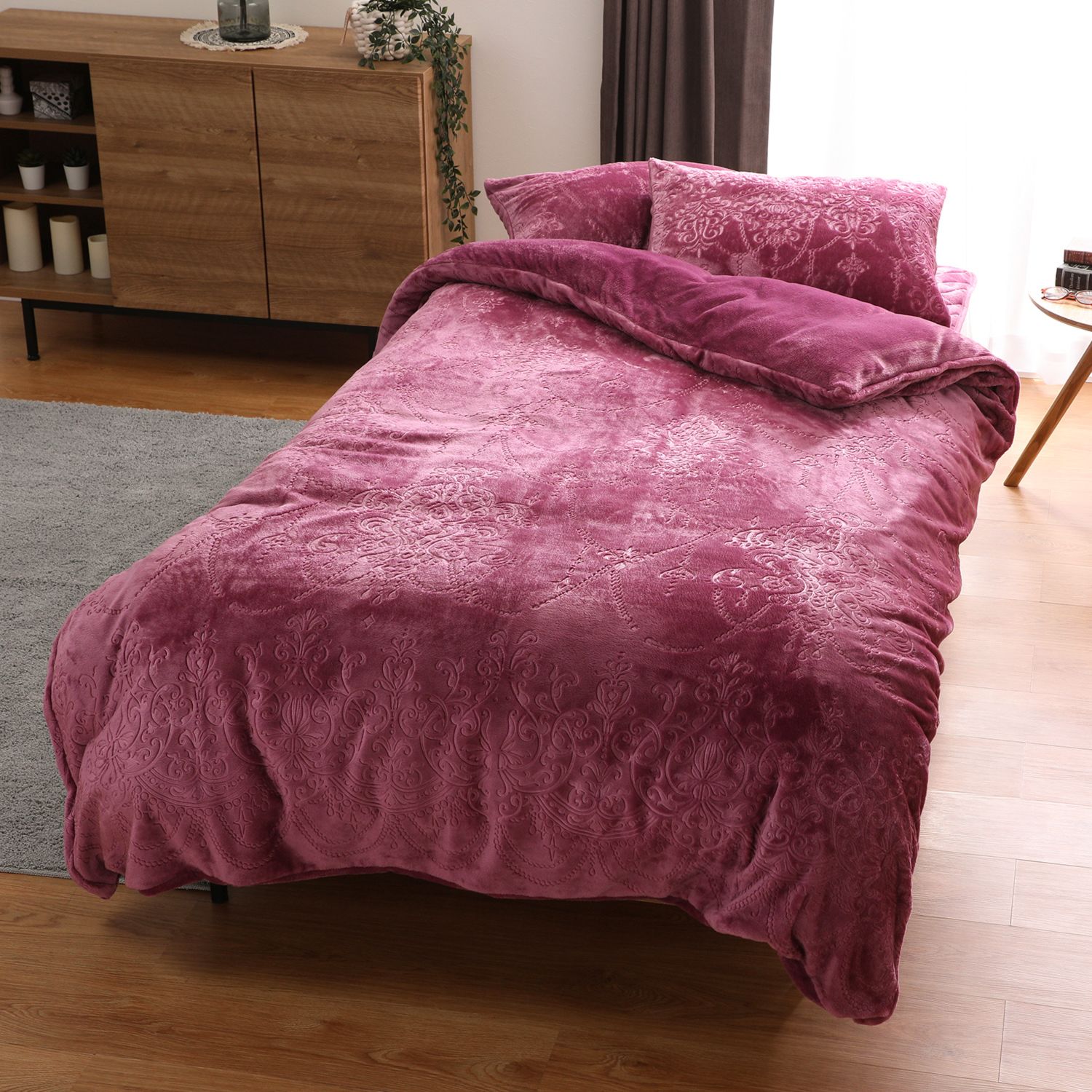 ＜シングル＞西川 あったか吸湿発熱 ウォームラヴ 掛けふとんカバー 