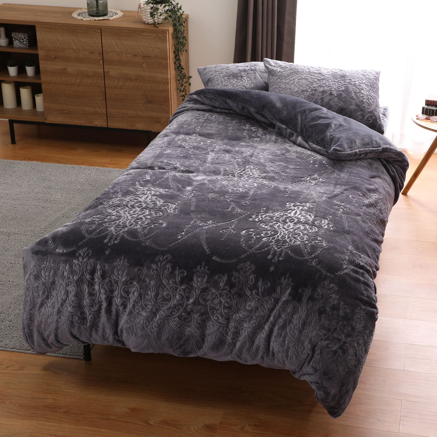 ＜シングル＞西川 あったか吸湿発熱 ウォームラヴ 掛けふとんカバー 