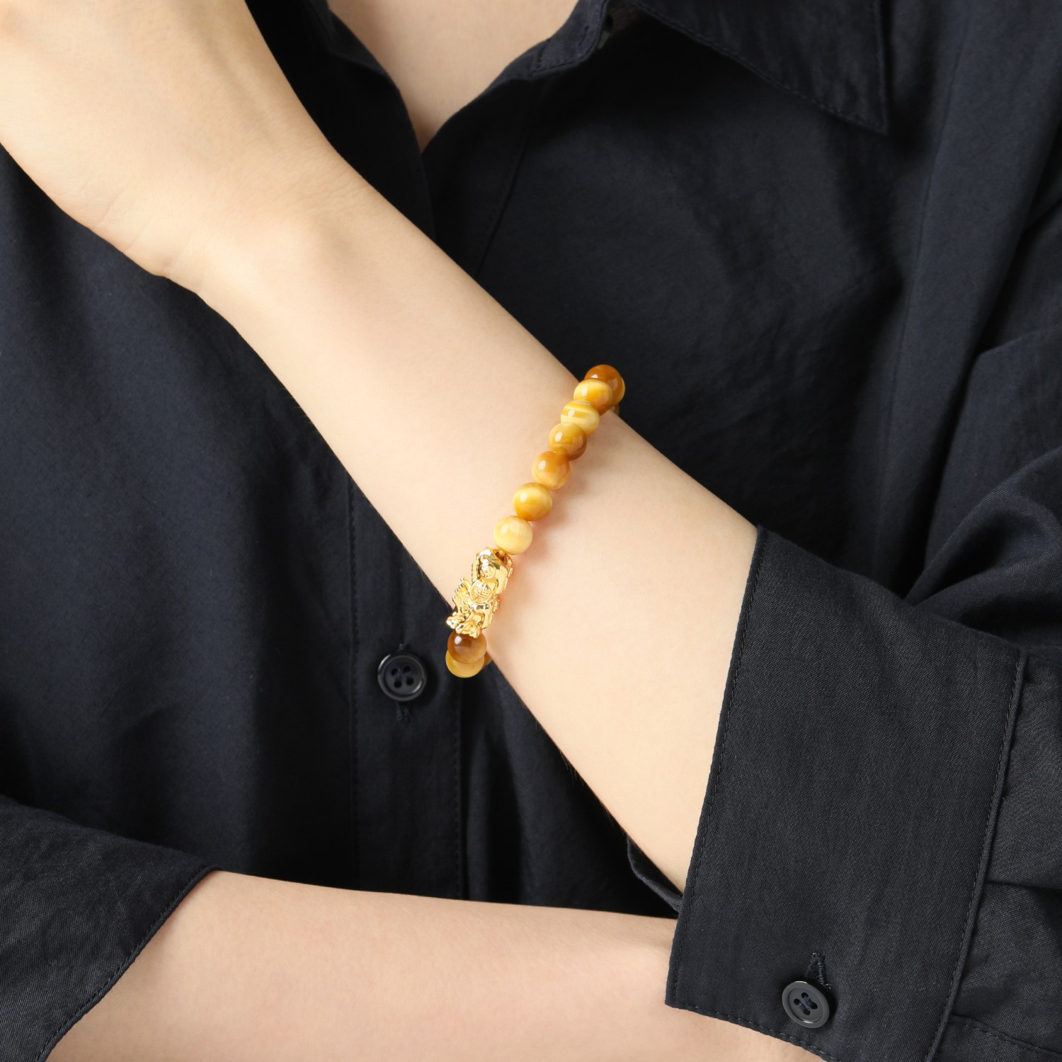 幸石堂 金運祈願 富豪たちに愛される ヒキュウモティーフ ブレスレット