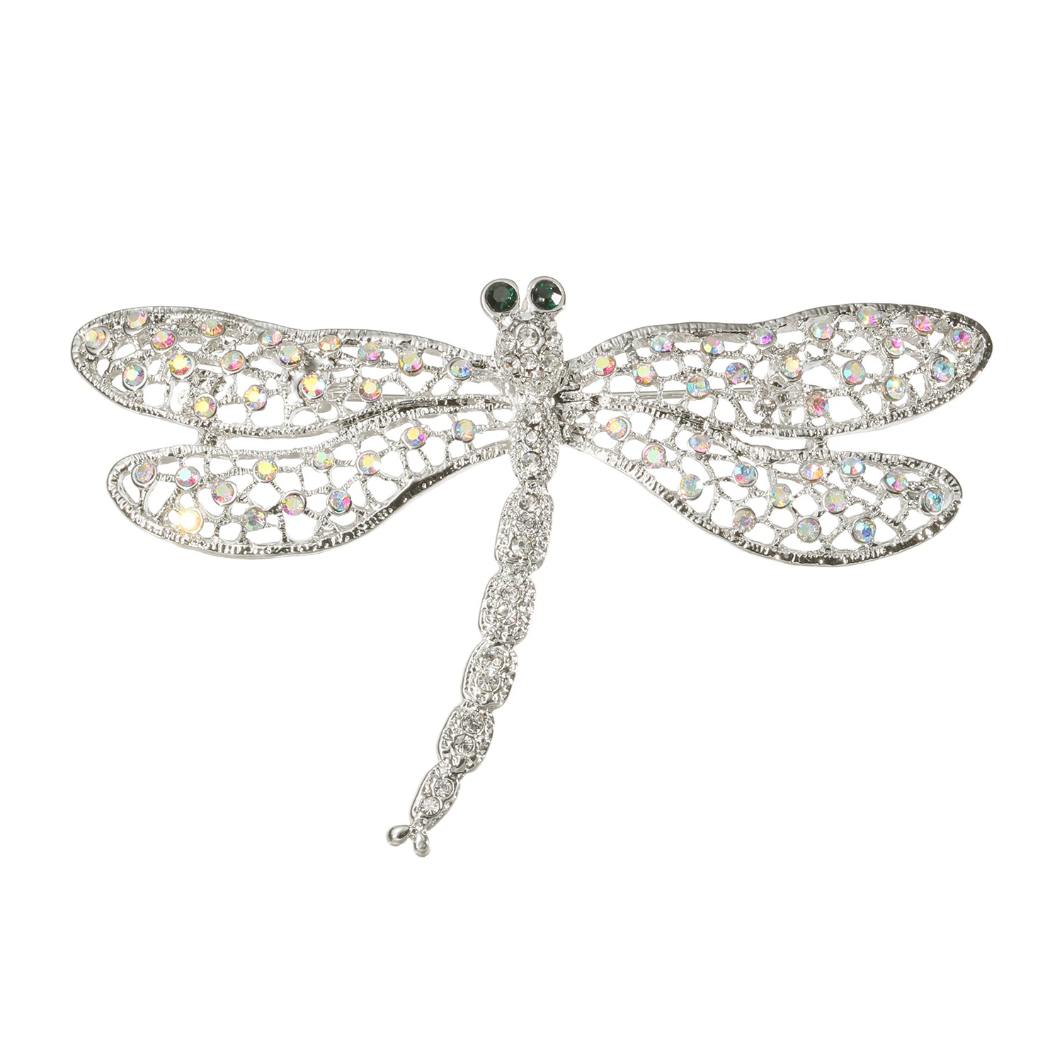 マダムヒロコ ビジュウ キラキラ トンボモティーフ ブローチ “マダム・アヴァンセ”