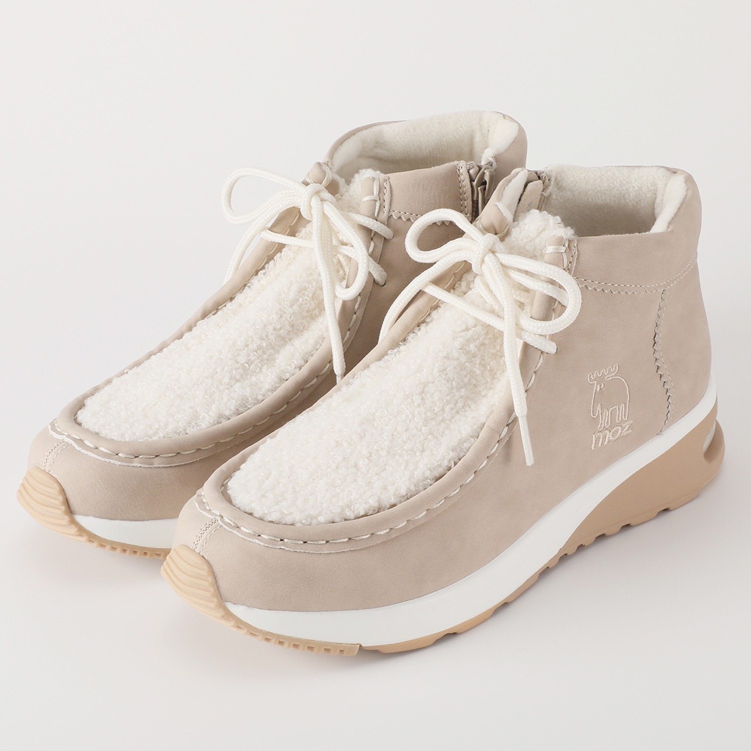 モズ 防水 サイドファスナーデザイン 軽量ブーツ