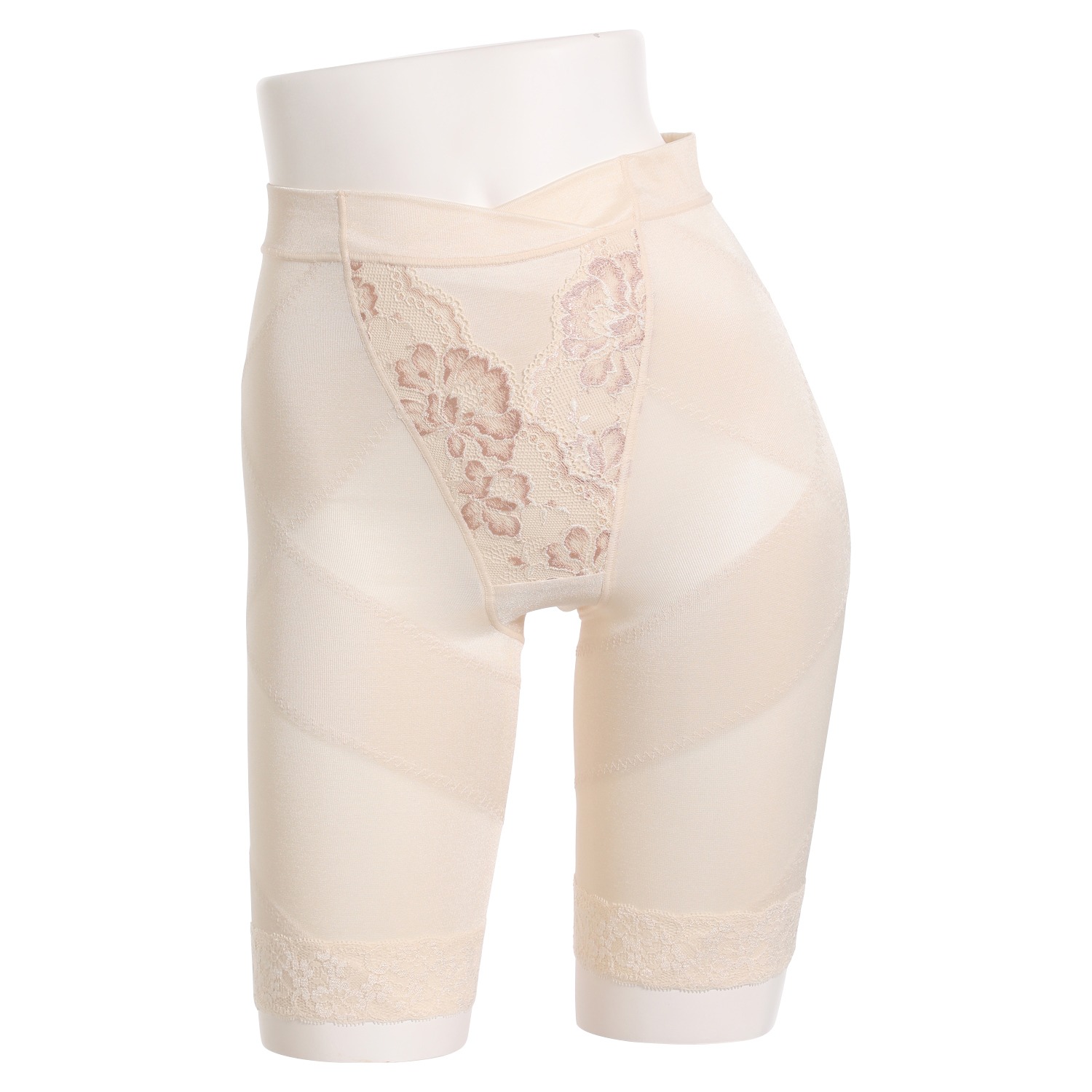 美人工房 プレシャスメイク レースアクセント 五分丈ガードル