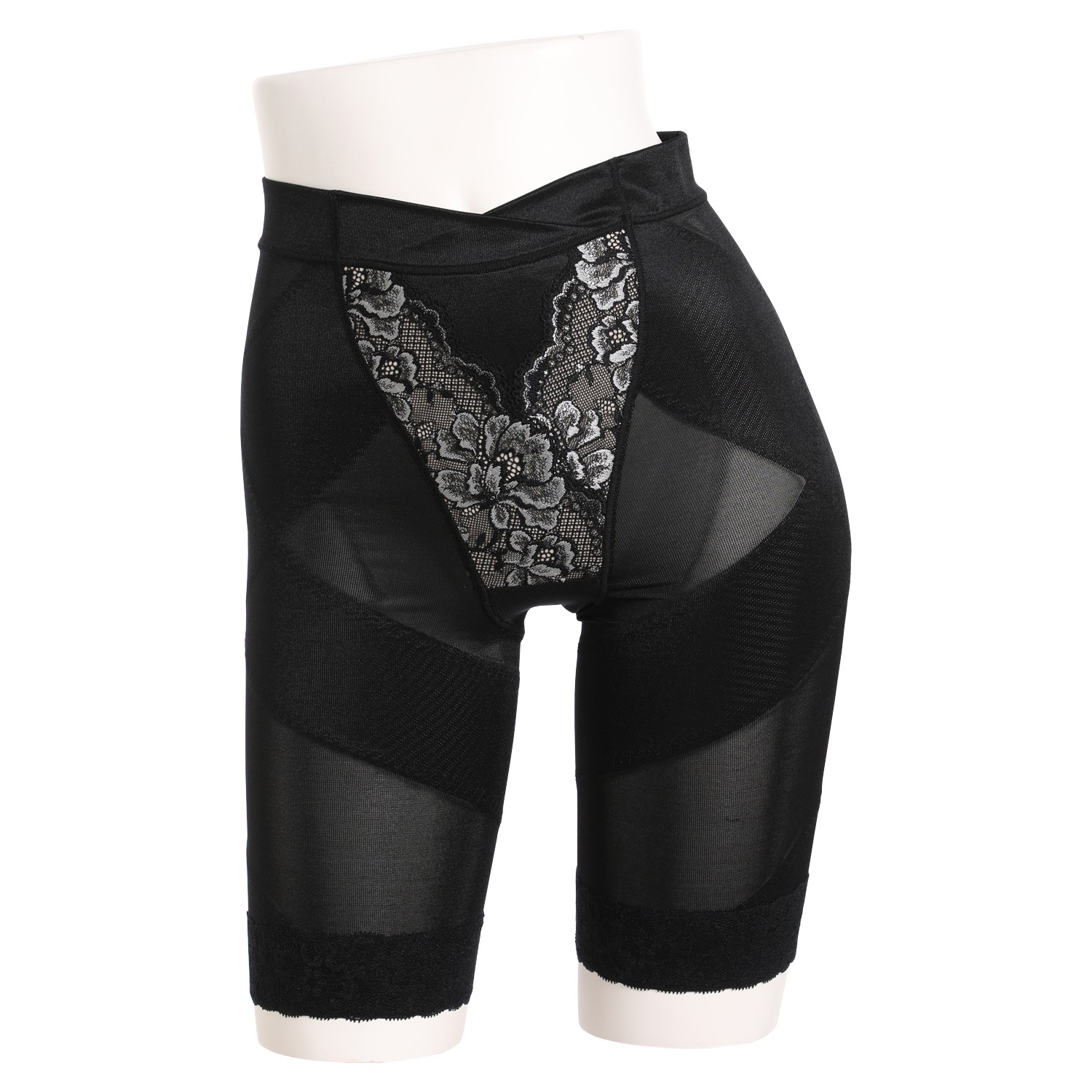 美人工房 プレシャスメイク レースアクセント 五分丈ガードル