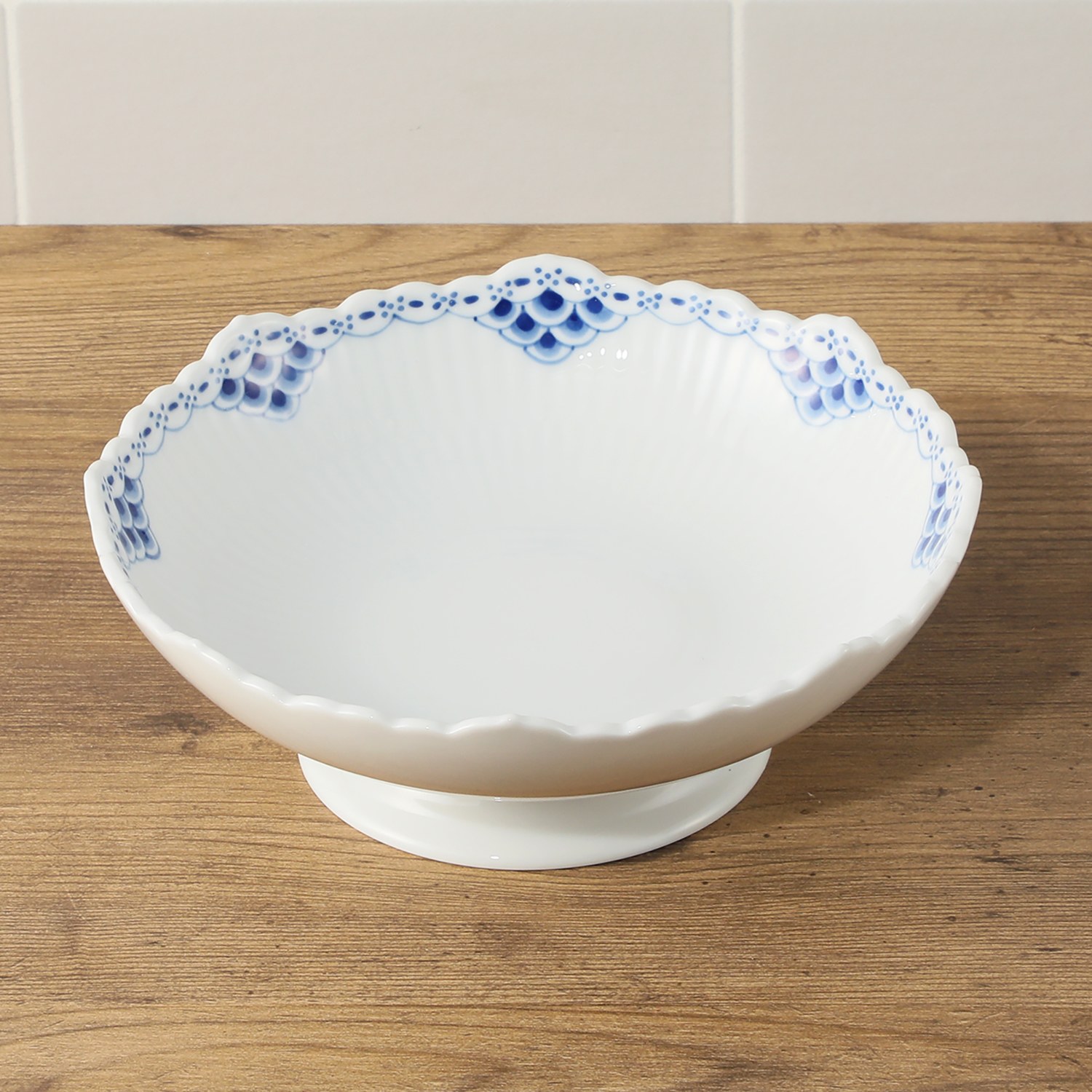 ロイヤル　コペンハーゲン プリンセス ケーキディッシュ 脚付