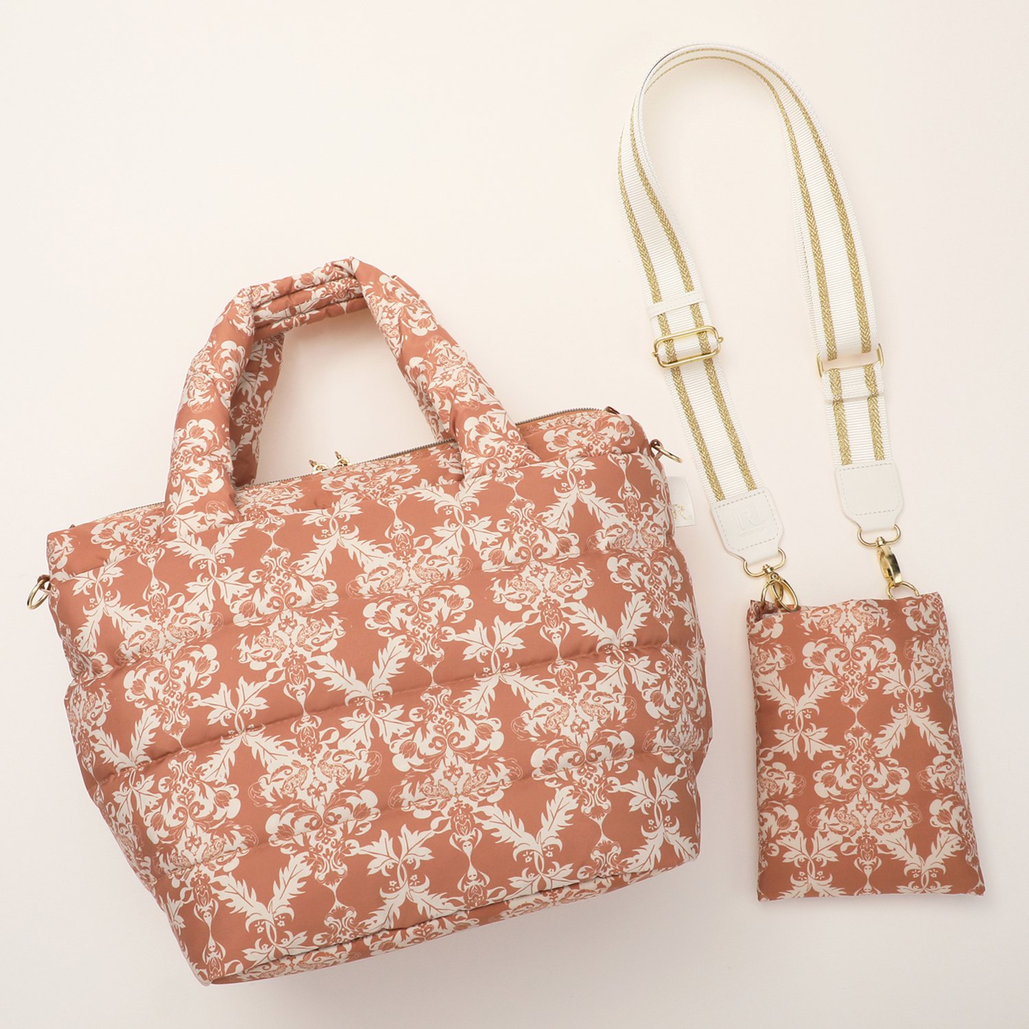 ルートート ２０周年記念！ “フェザールーデリ” トートバッグ＆ポシェット ショルダーストラップ付 ３点セット