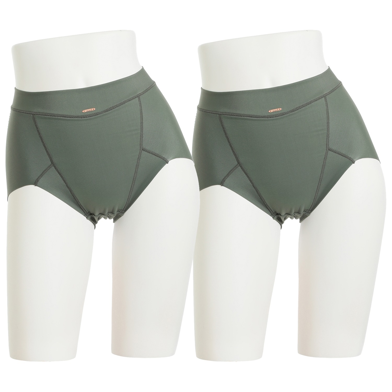 サラコレクション 綿混 フレックスムーブ ショーツガードル 同色２枚セット