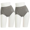 サラコレクション 綿混 フレックスムーブ ショーツガードル 同色２枚セット