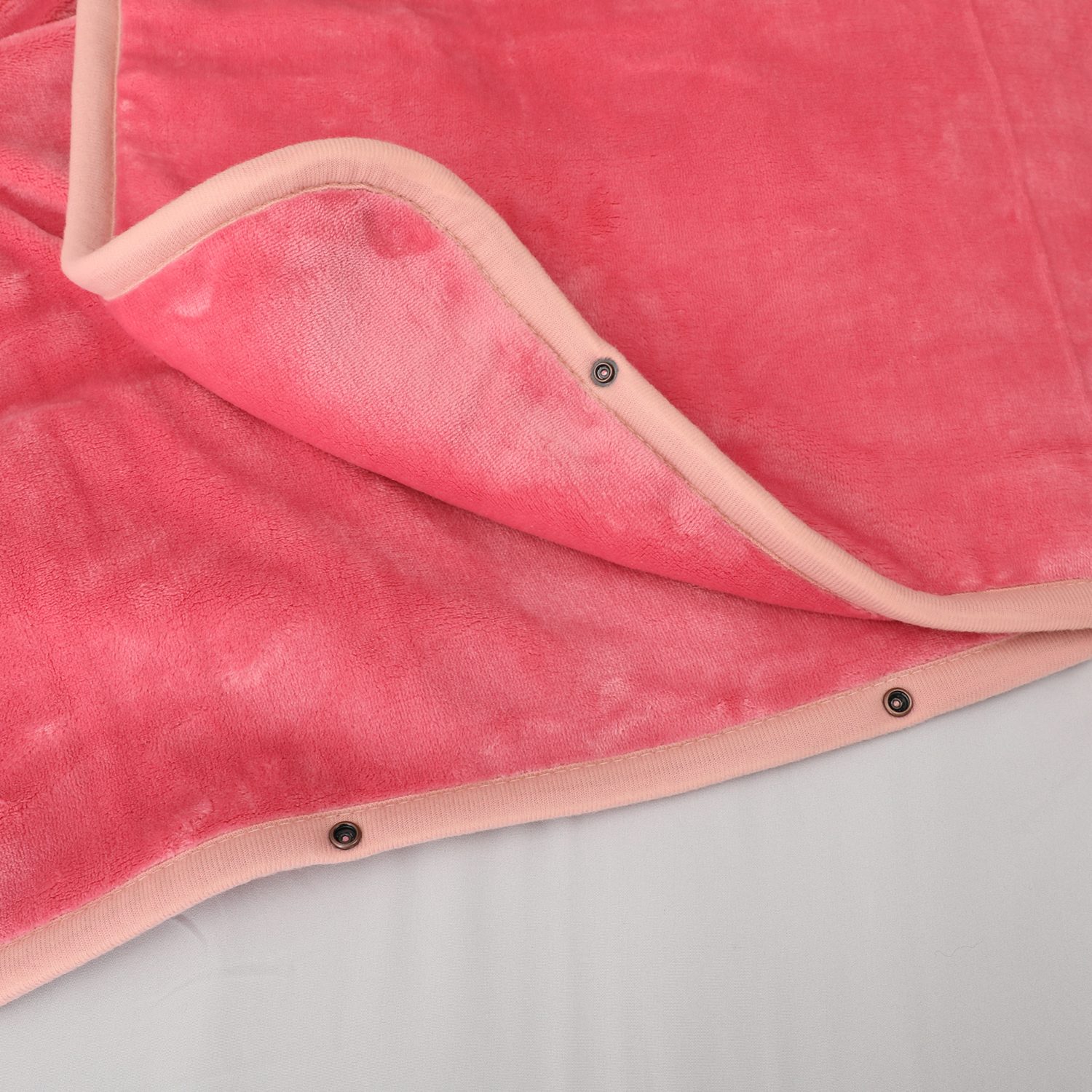 ＜セミダブル＞足元あったか＆ふんわりなめらか！ 贅沢２枚合わせ 掛け・敷き兼用タイプ フランネル電気毛布 