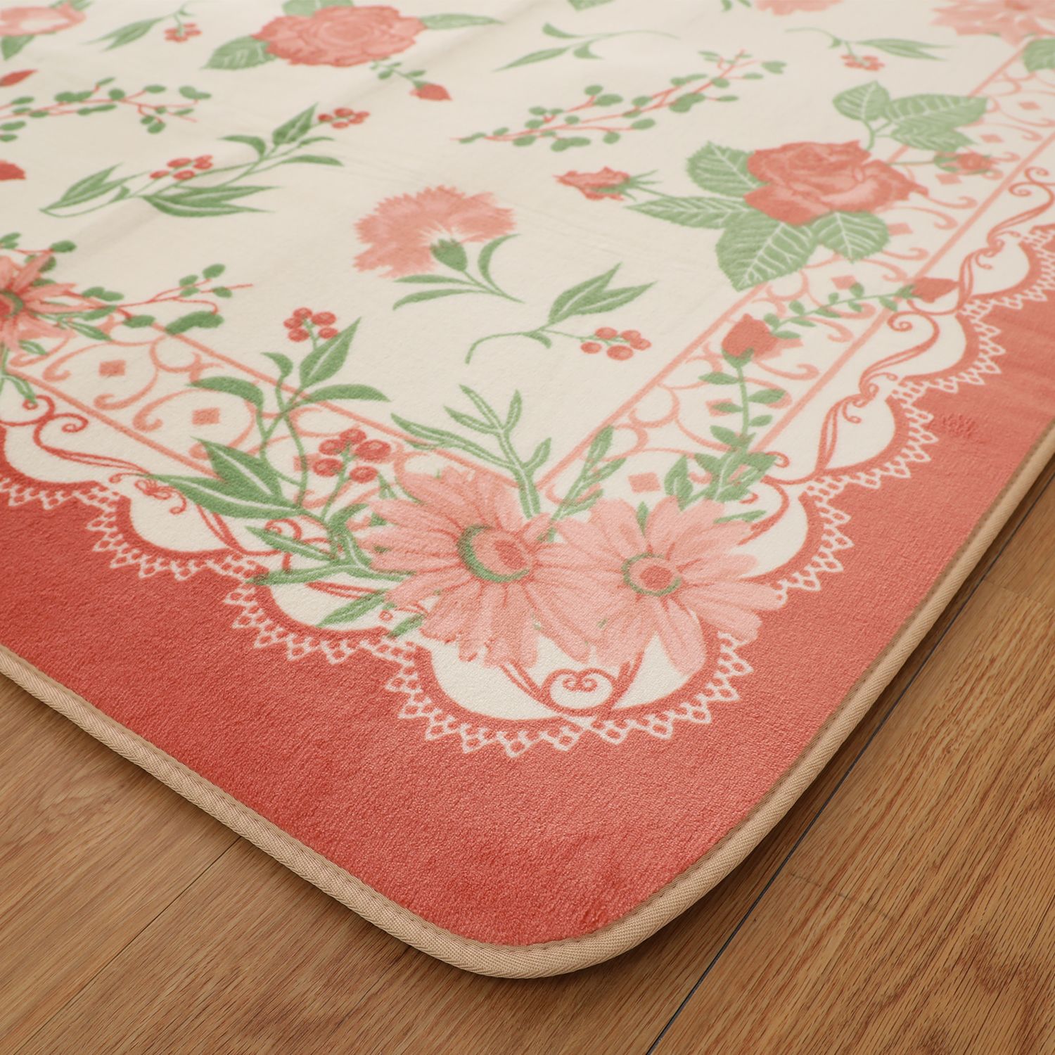 ＜２畳用サイズ＞フランネルカバー 保温マット付 ホットカーペット 