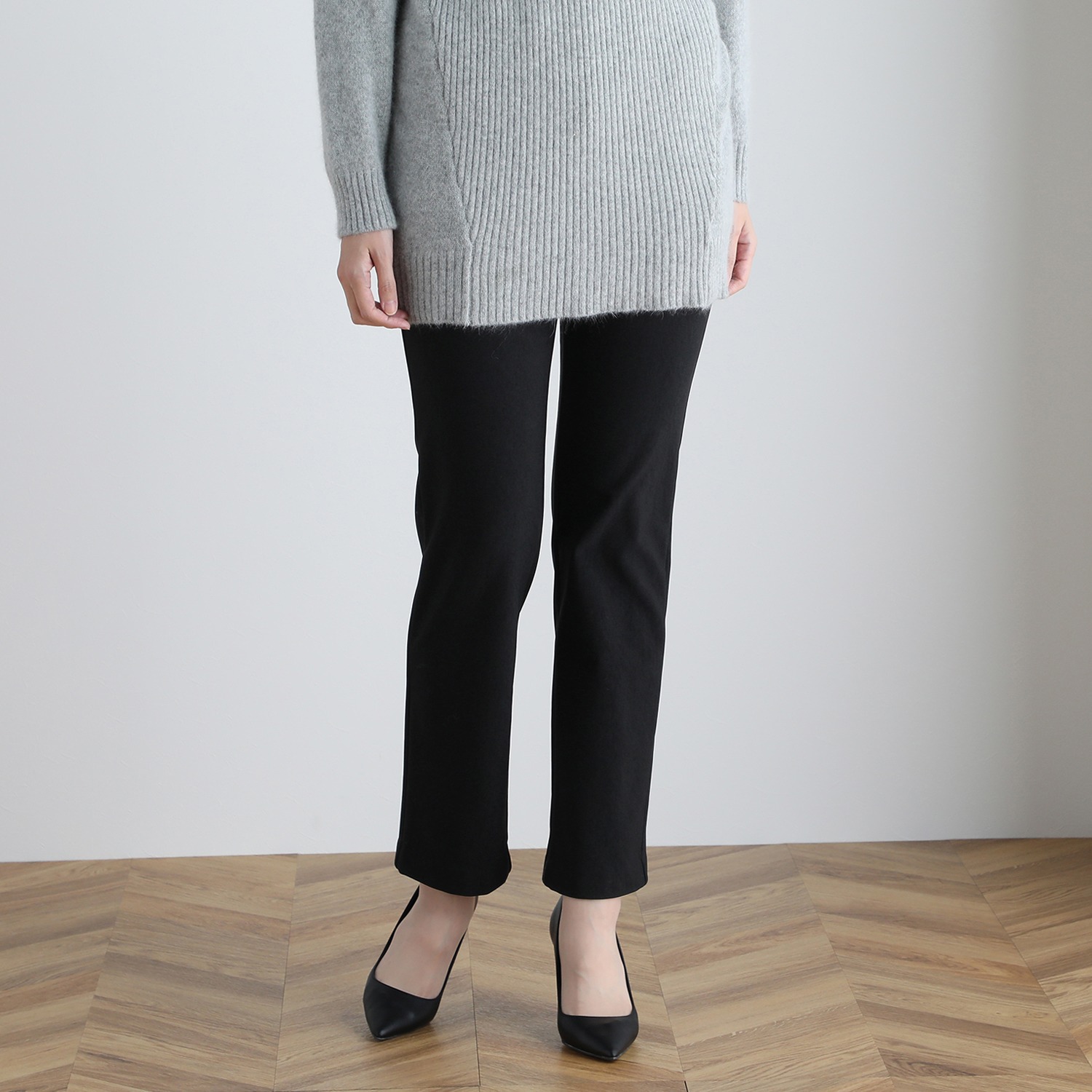 ＜股下７２ｃｍ＞ピーツー 吸湿発熱・吸放湿 裏起毛ストレートパンツ 