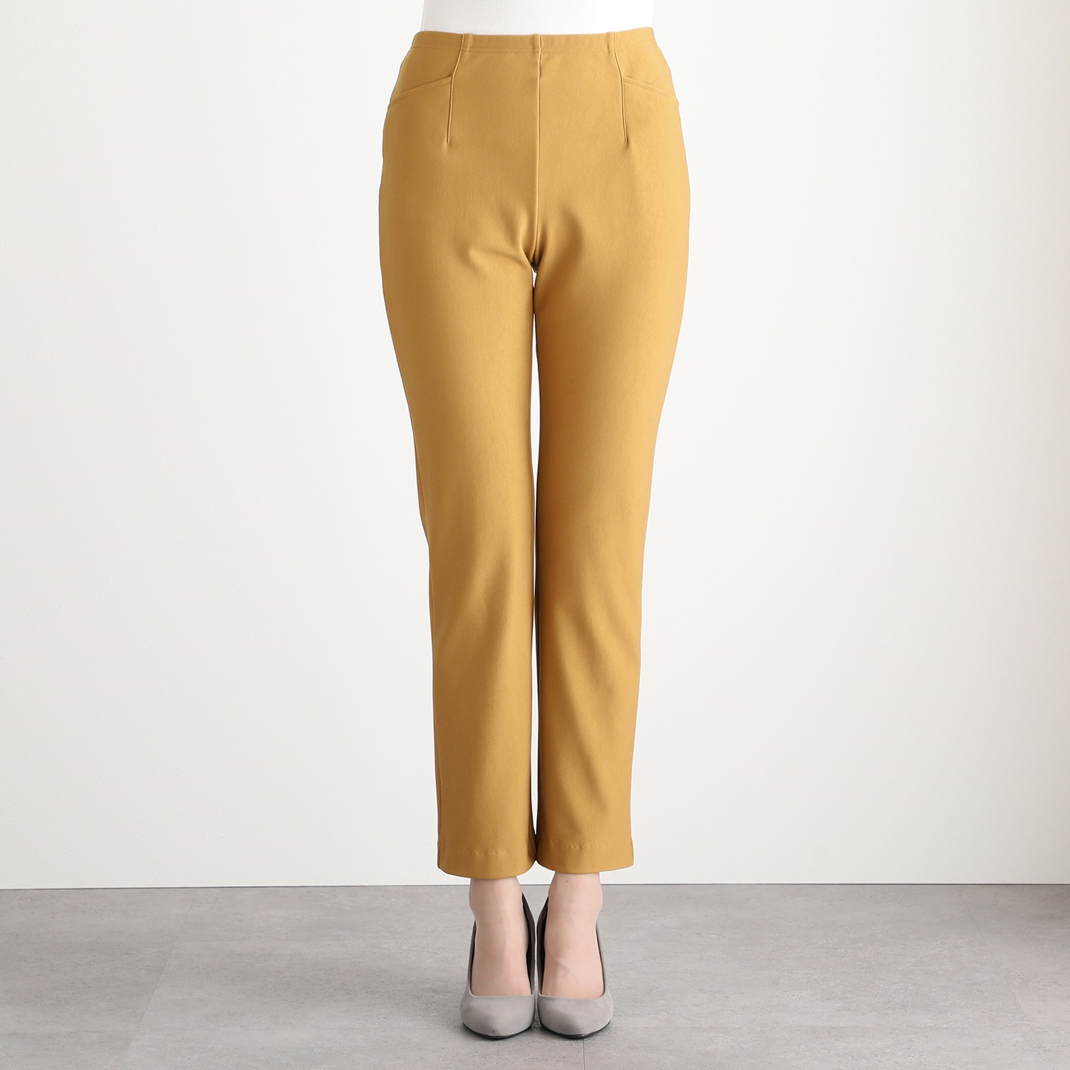 ＜股下７２ｃｍ＞ピーツー 吸湿発熱・吸放湿 裏起毛ストレートパンツ 