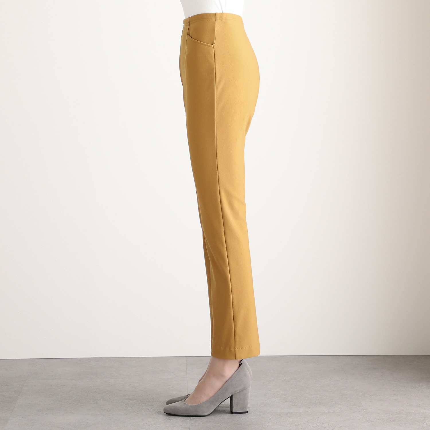 ＜股下７２ｃｍ＞ピーツー 吸湿発熱・吸放湿 裏起毛ストレートパンツ 