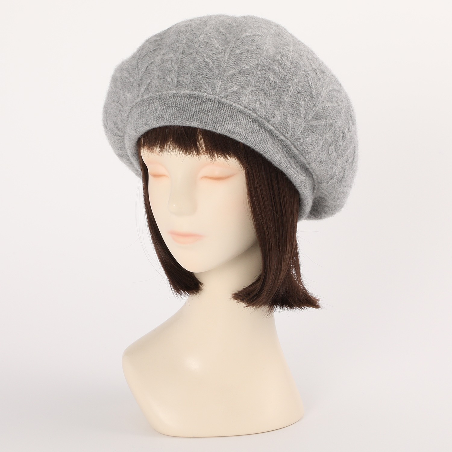 ミリーセヴァルセン 日本製 ウール１００％ ふんわり柔らか 小顔見せニット帽