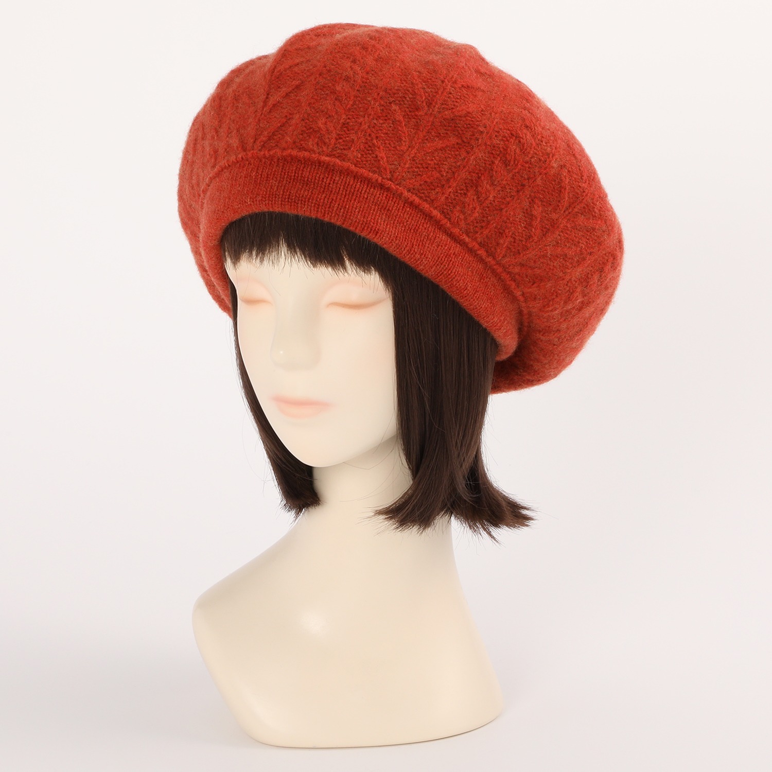 ミリーセヴァルセン 日本製 ウール１００％ ふんわり柔らか 小顔見せニット帽