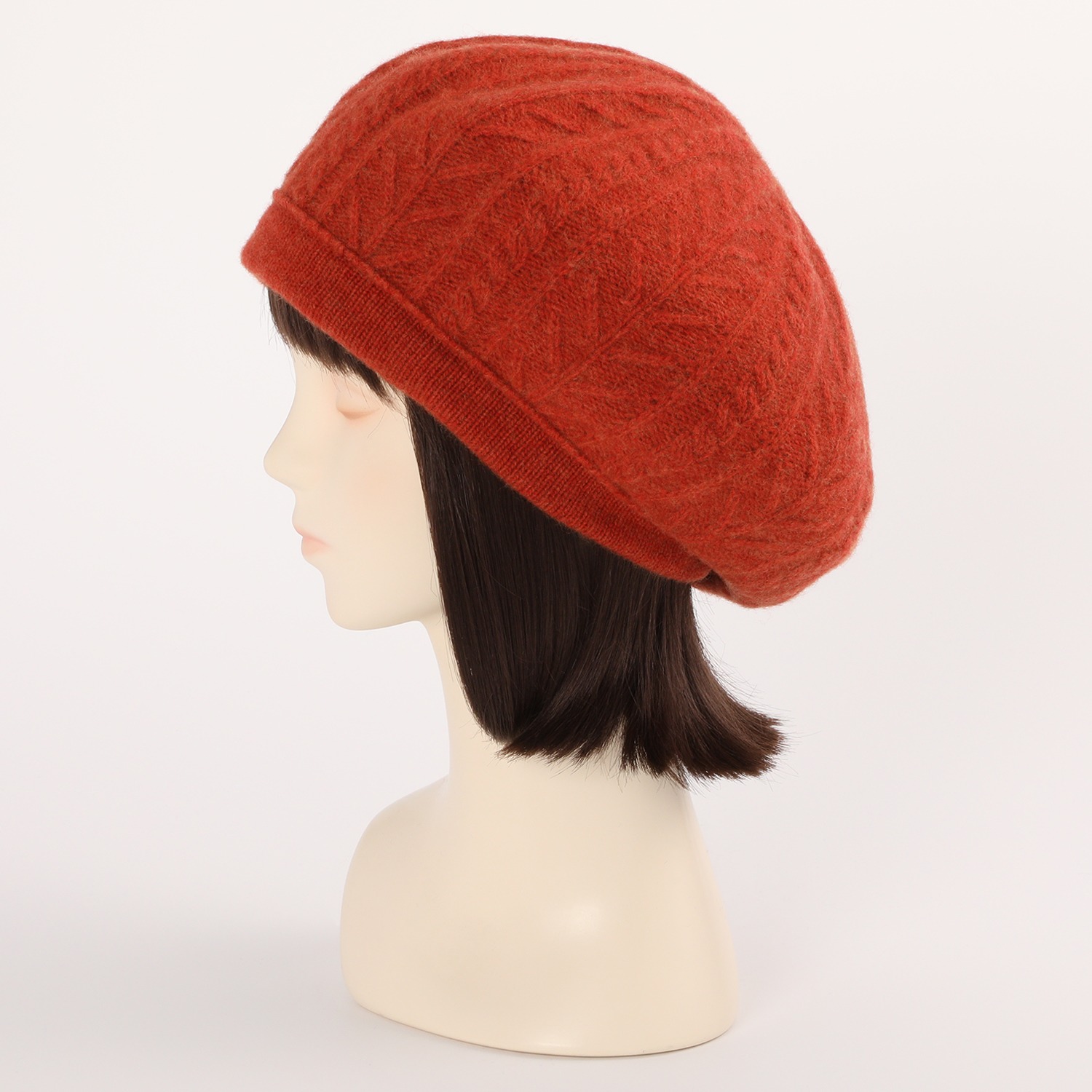 ミリーセヴァルセン 日本製 ウール１００％ ふんわり柔らか 小顔見せニット帽