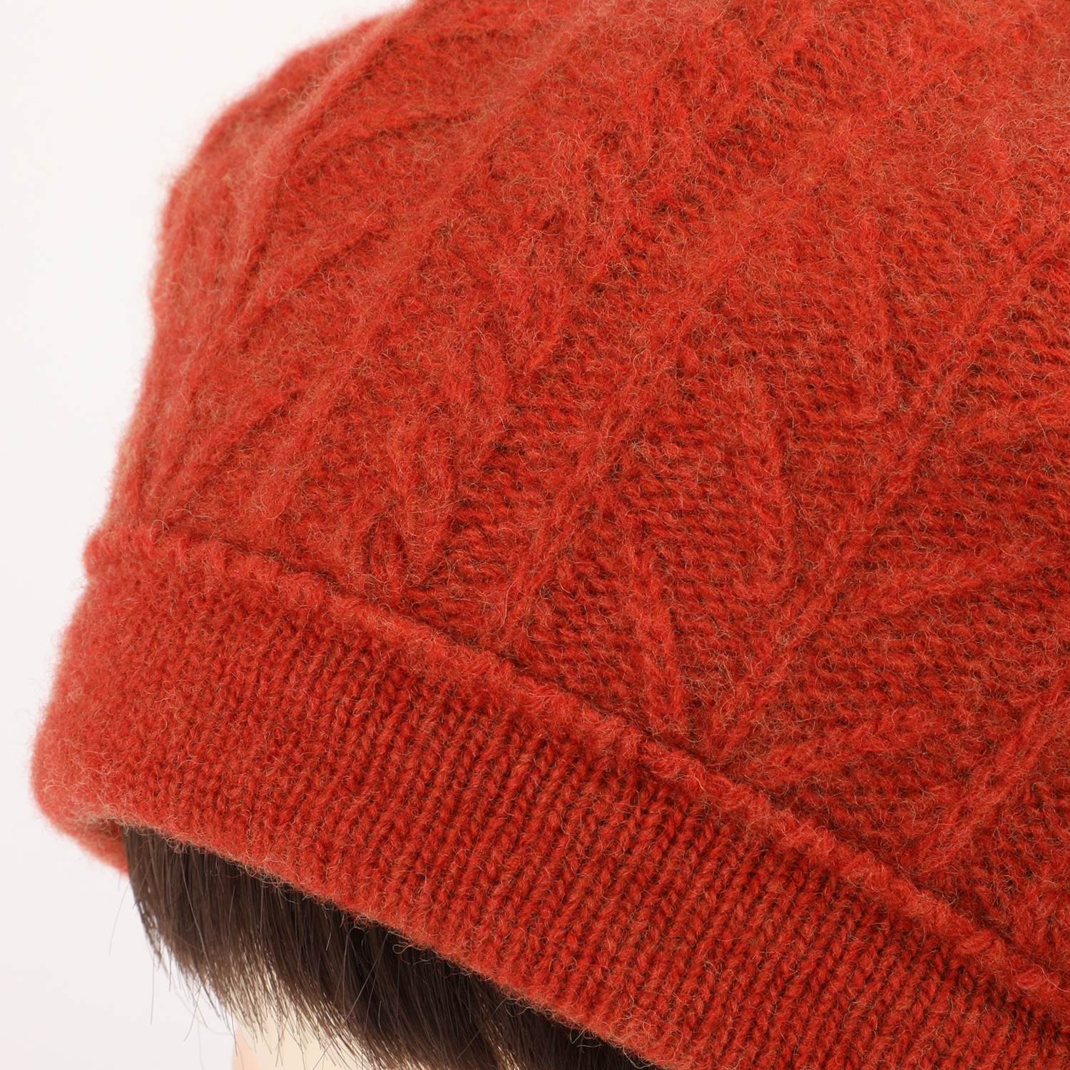 ミリーセヴァルセン 日本製 ウール１００％ ふんわり柔らか 小顔見せニット帽