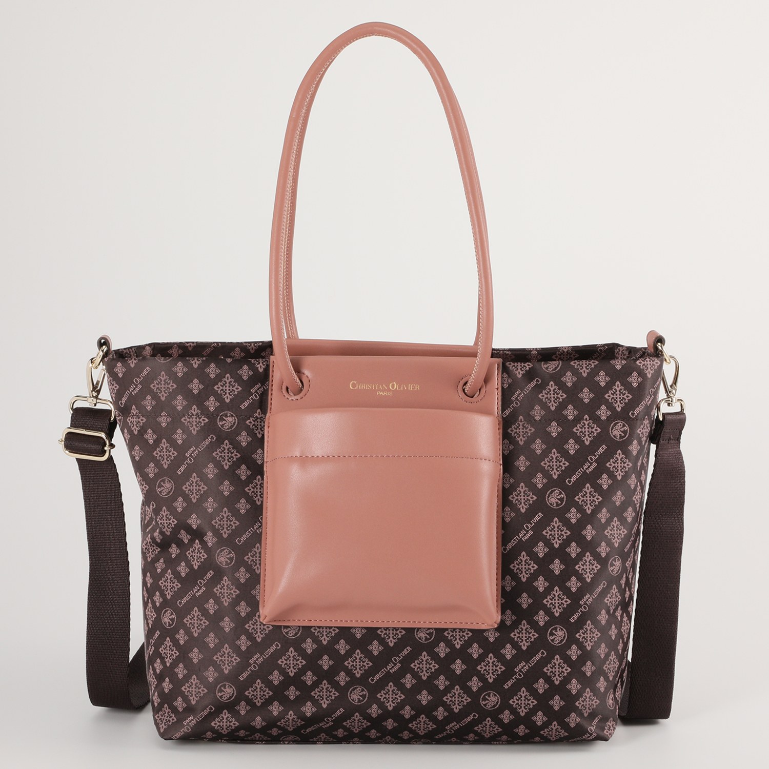 クリスチャン　オリビエ はっ水ジャガード ２ウェイトートバッグ