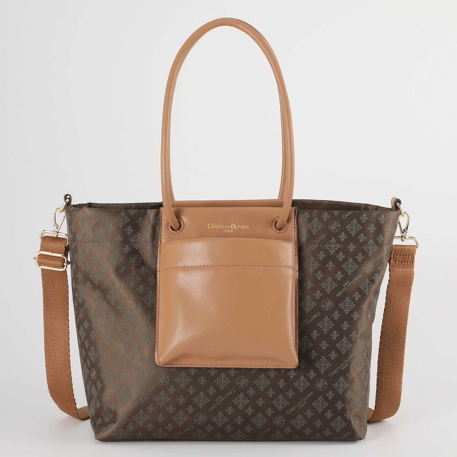 クリスチャン　オリビエ はっ水ジャガード ２ウェイトートバッグ