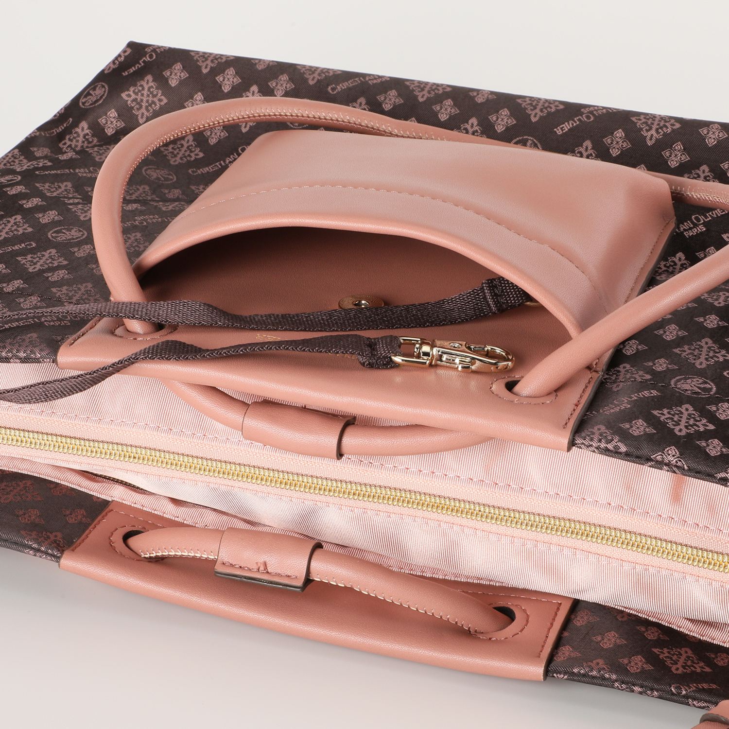 クリスチャン　オリビエ はっ水ジャガード ２ウェイトートバッグ