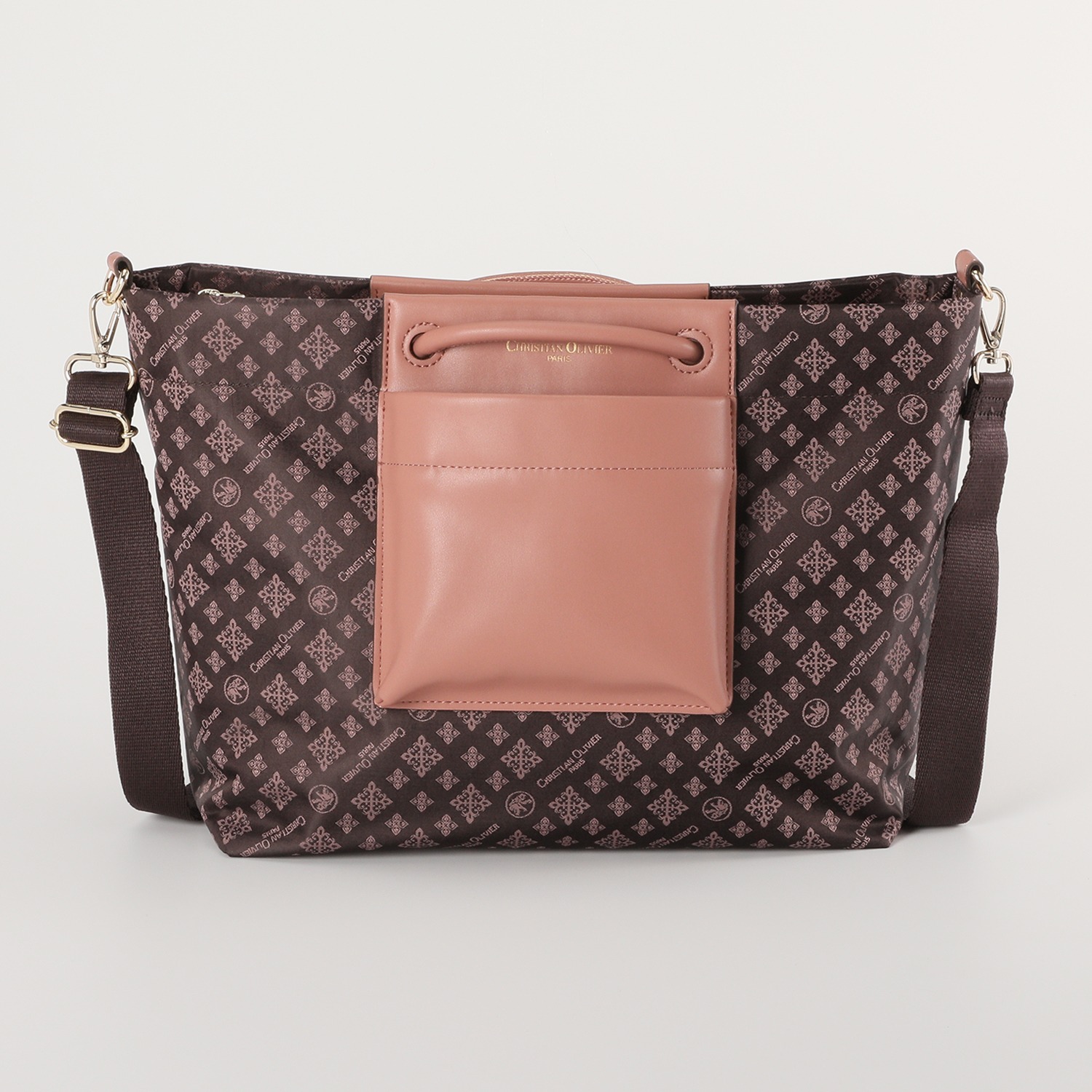 クリスチャン　オリビエ はっ水ジャガード ２ウェイトートバッグ