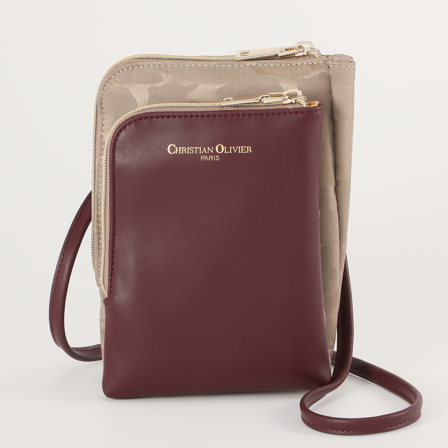 クリスチャン　オリビエ はっ水ジャガード ２ウェイ デイリーポシェット