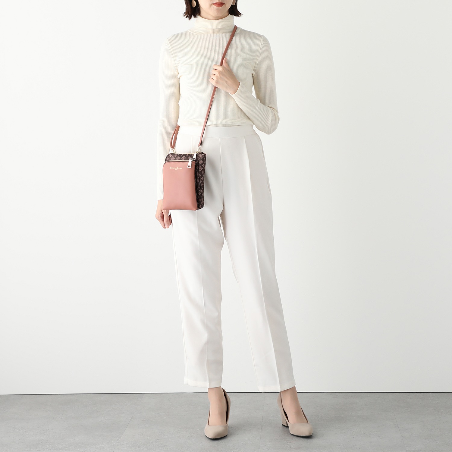 クリスチャン　オリビエ はっ水ジャガード ２ウェイ デイリーポシェット