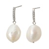 エアリーフェアリー 淡水バロックパール＆ＣＺ エレガントレディ イヤリング／ピアス